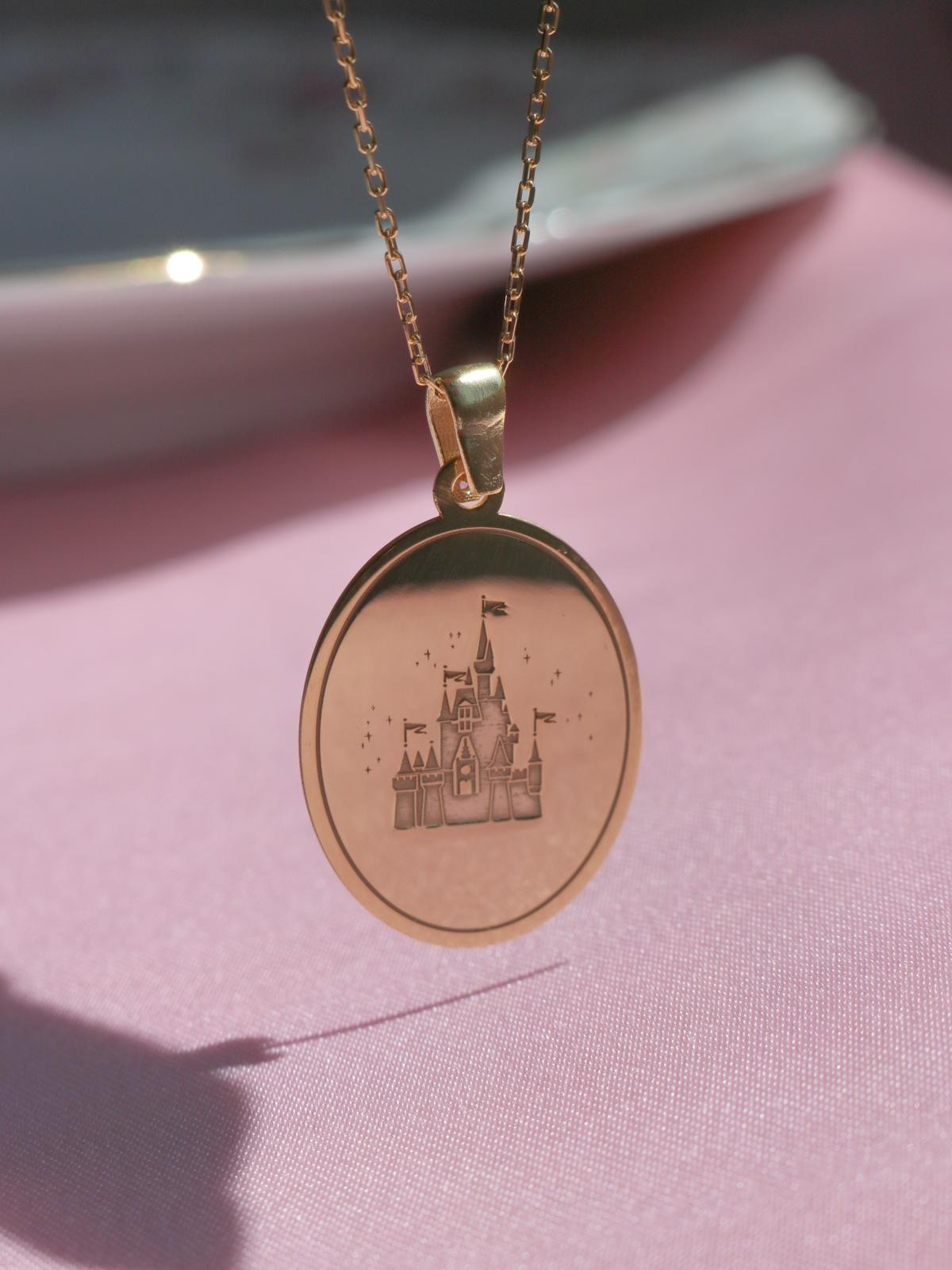 Princess Castle 925 Sterling Silver Necklace