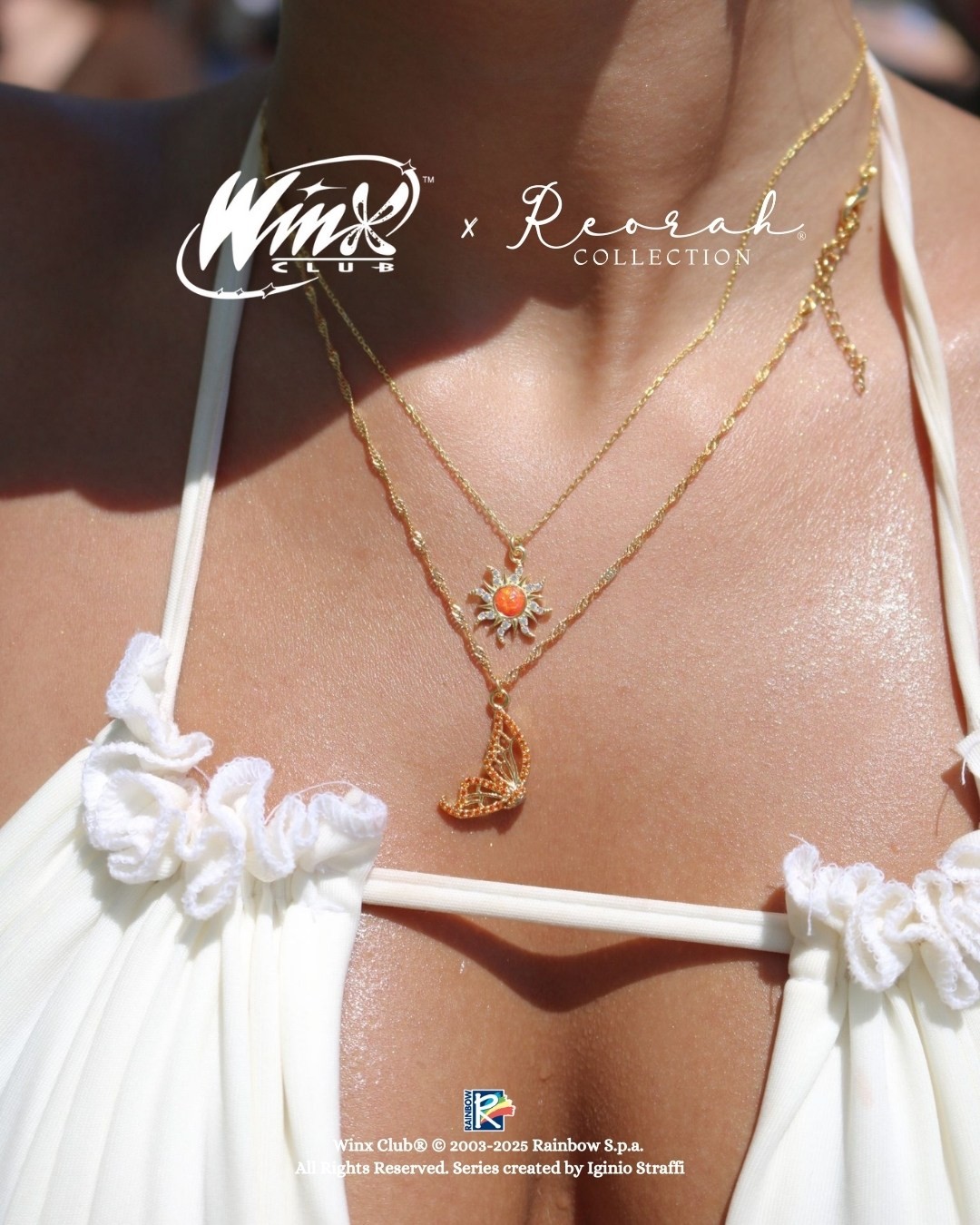 Winx Club® Stella Opal Sun Kolye 925 Ayar Gümüş