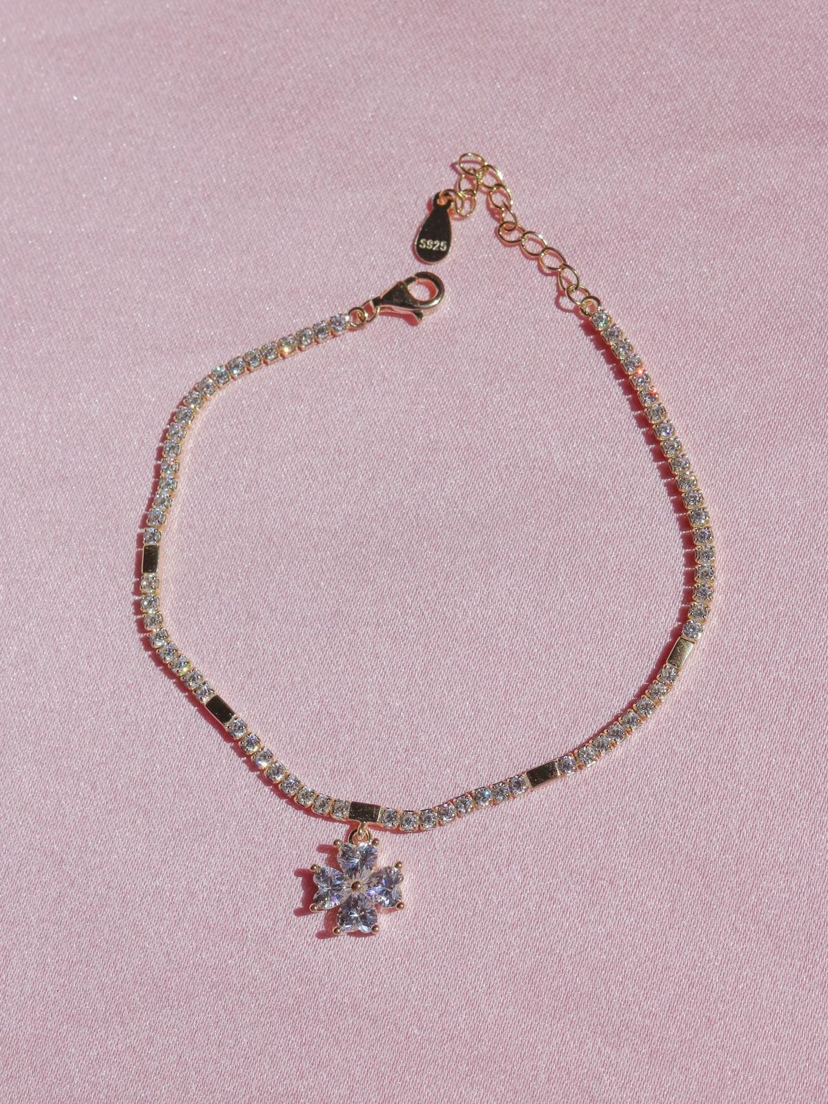 Lucky Clover 925 Silver Bracelet