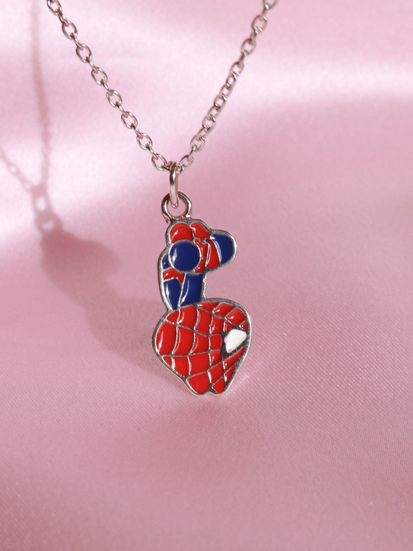 Spiderman Hello Kitty Couple Necklace