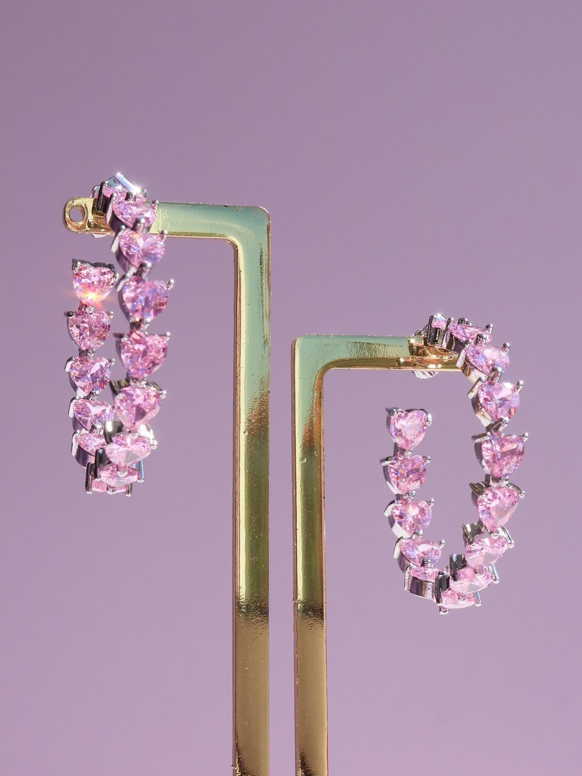 Multi Heart Earrings Colors Collection