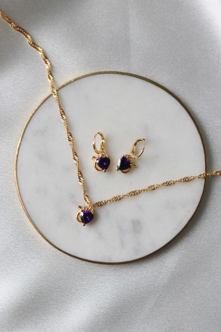 The Devil's Advocate Necklace-Earring Set