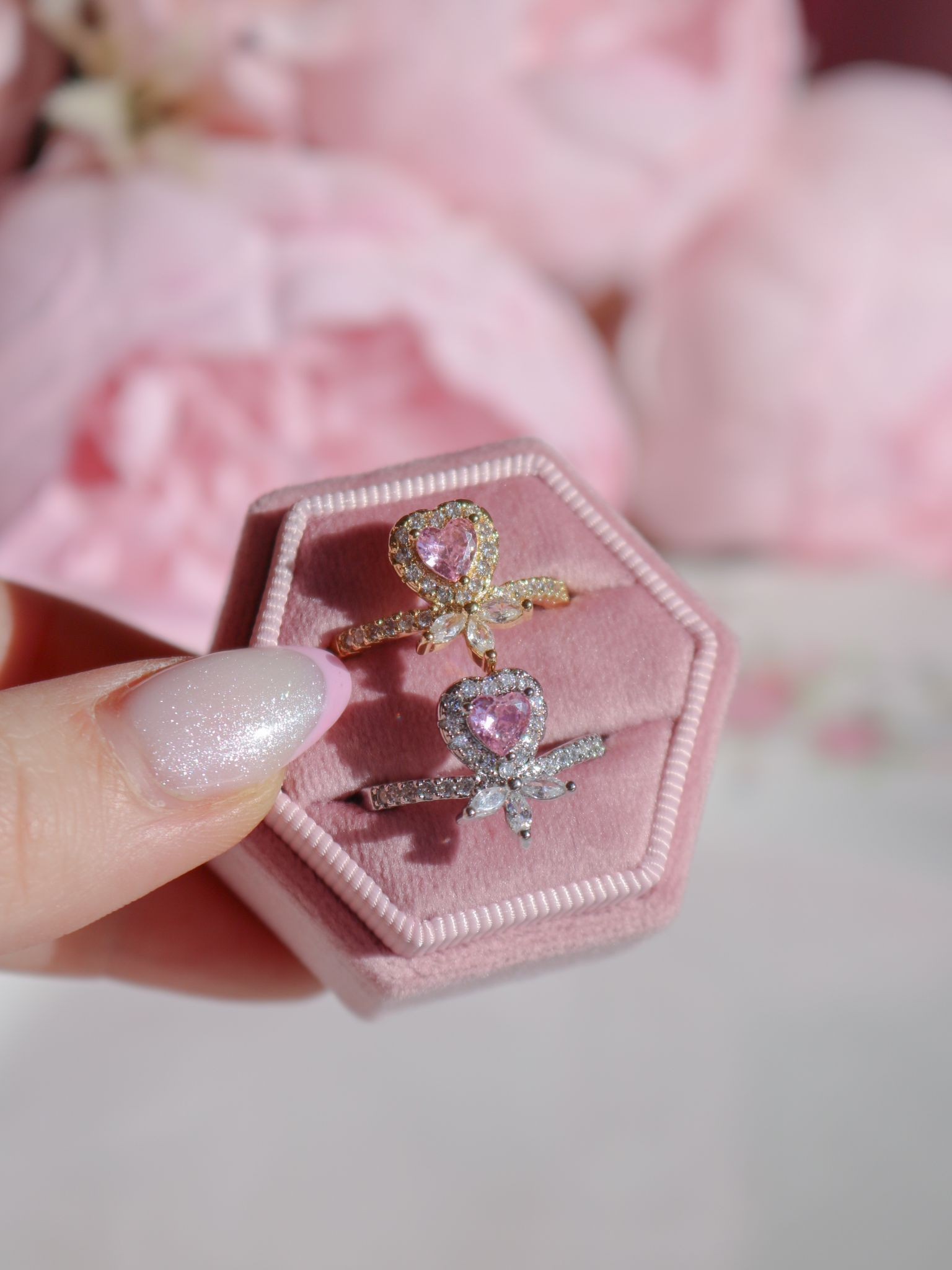 Sweet Pink Love Ring