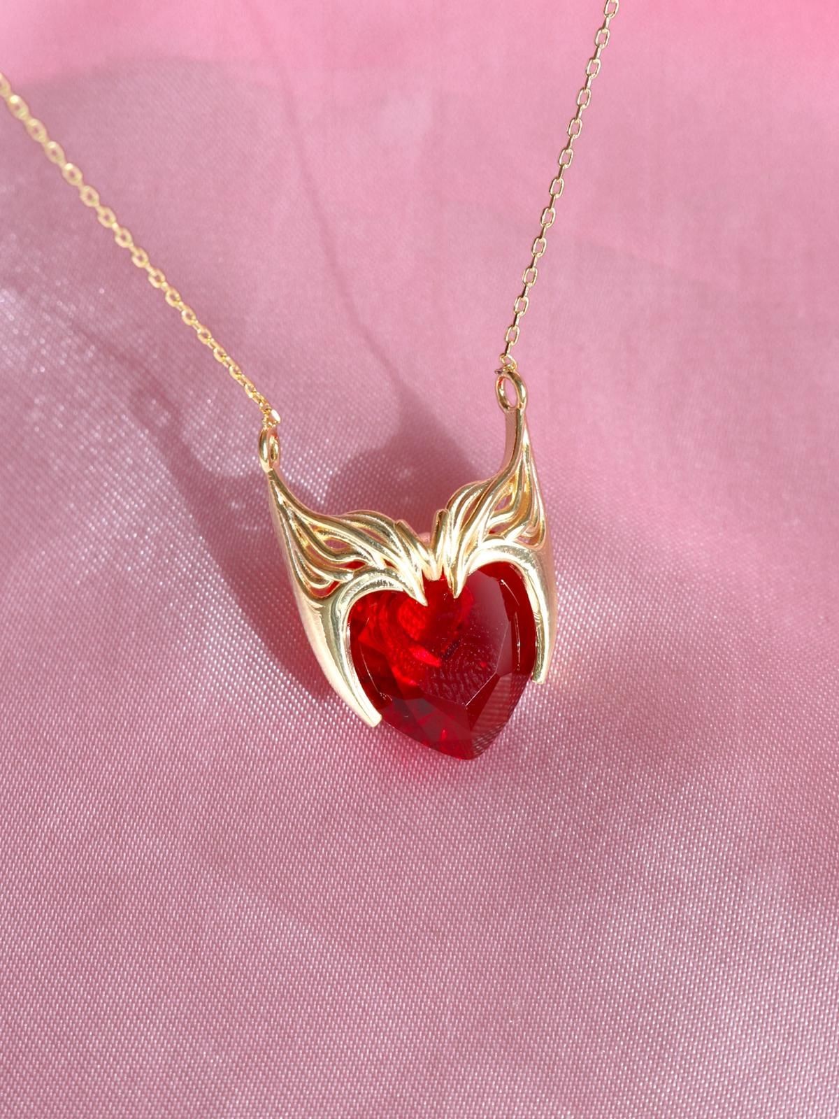 Wanda Scarlet Witch 925 silver Necklace