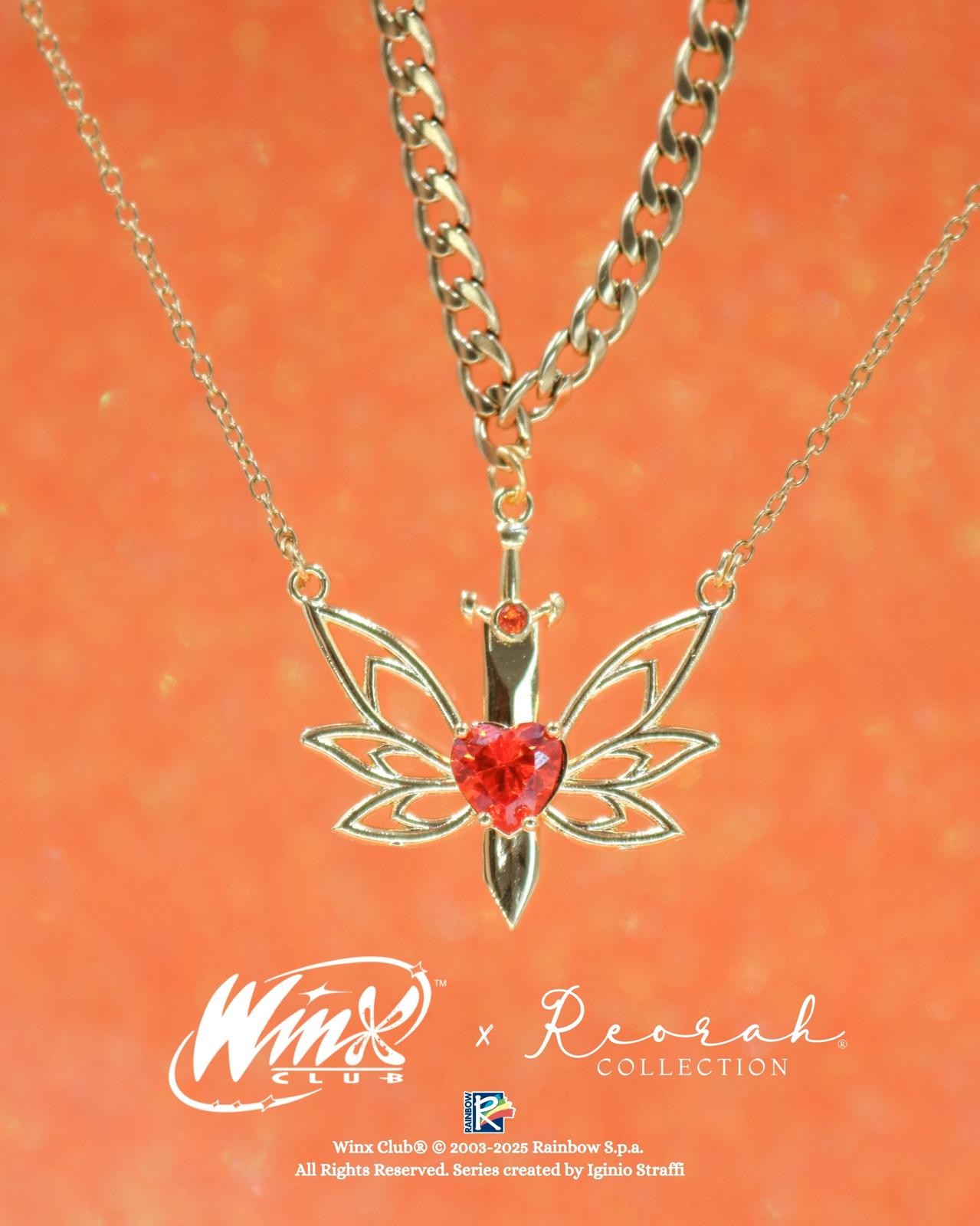 Winx Club® Stella ve Brandon Çift Kolyesi