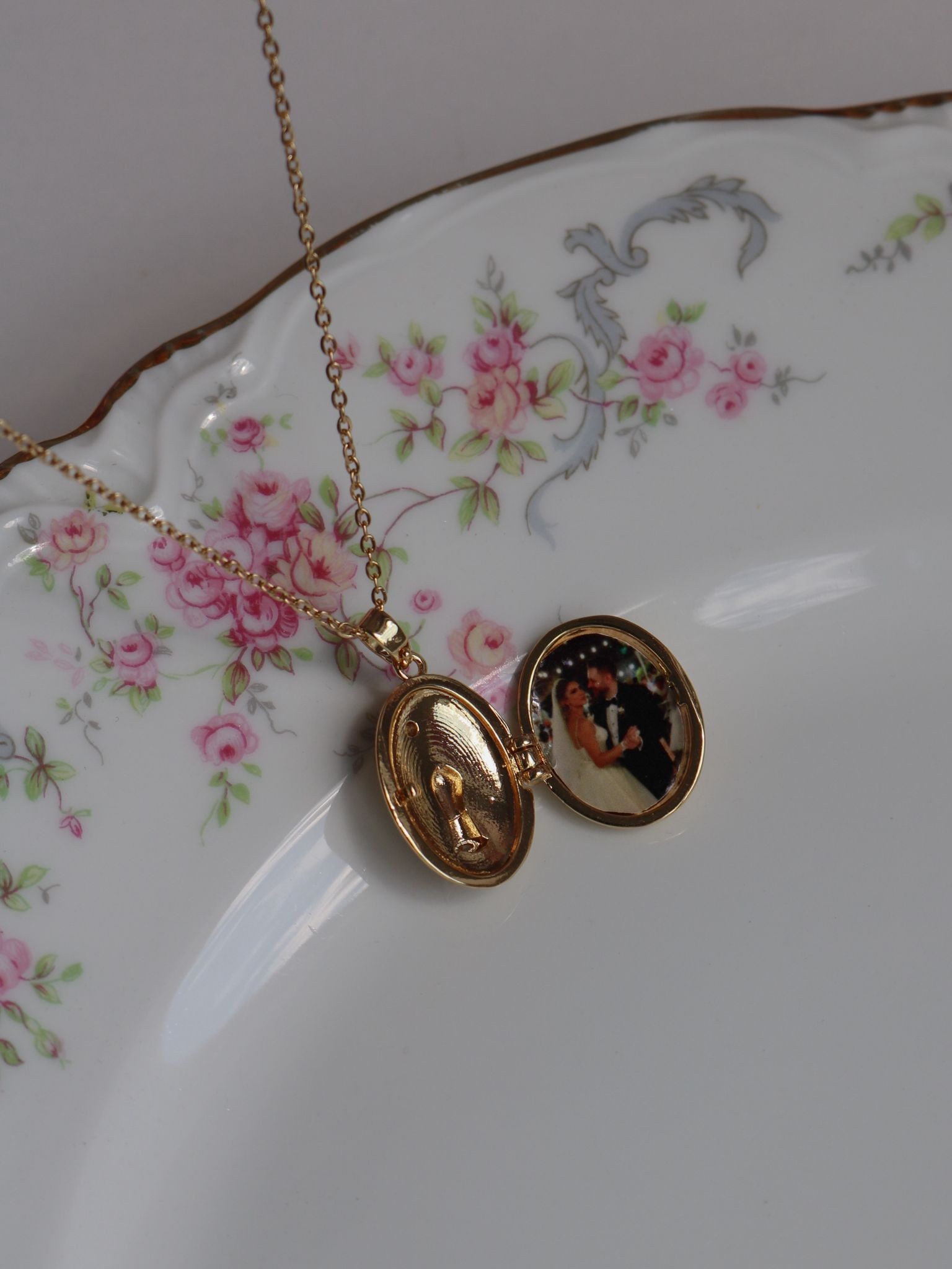 Personalized Photo Memory Locket Steel Necklace