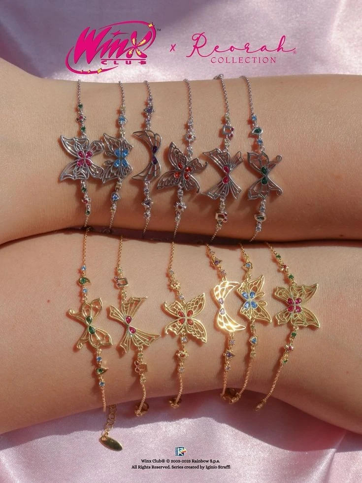 Winx Club® Tecna Enchantix Wings 925 Gümüş Bileklik