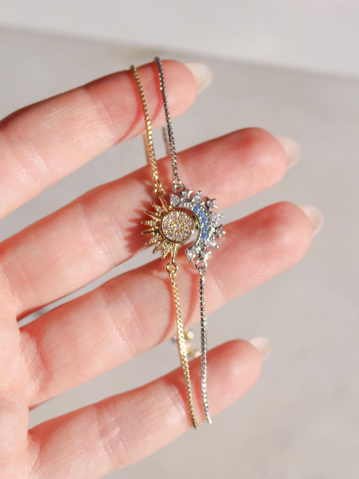 Moon and Sun Çift Bileklik