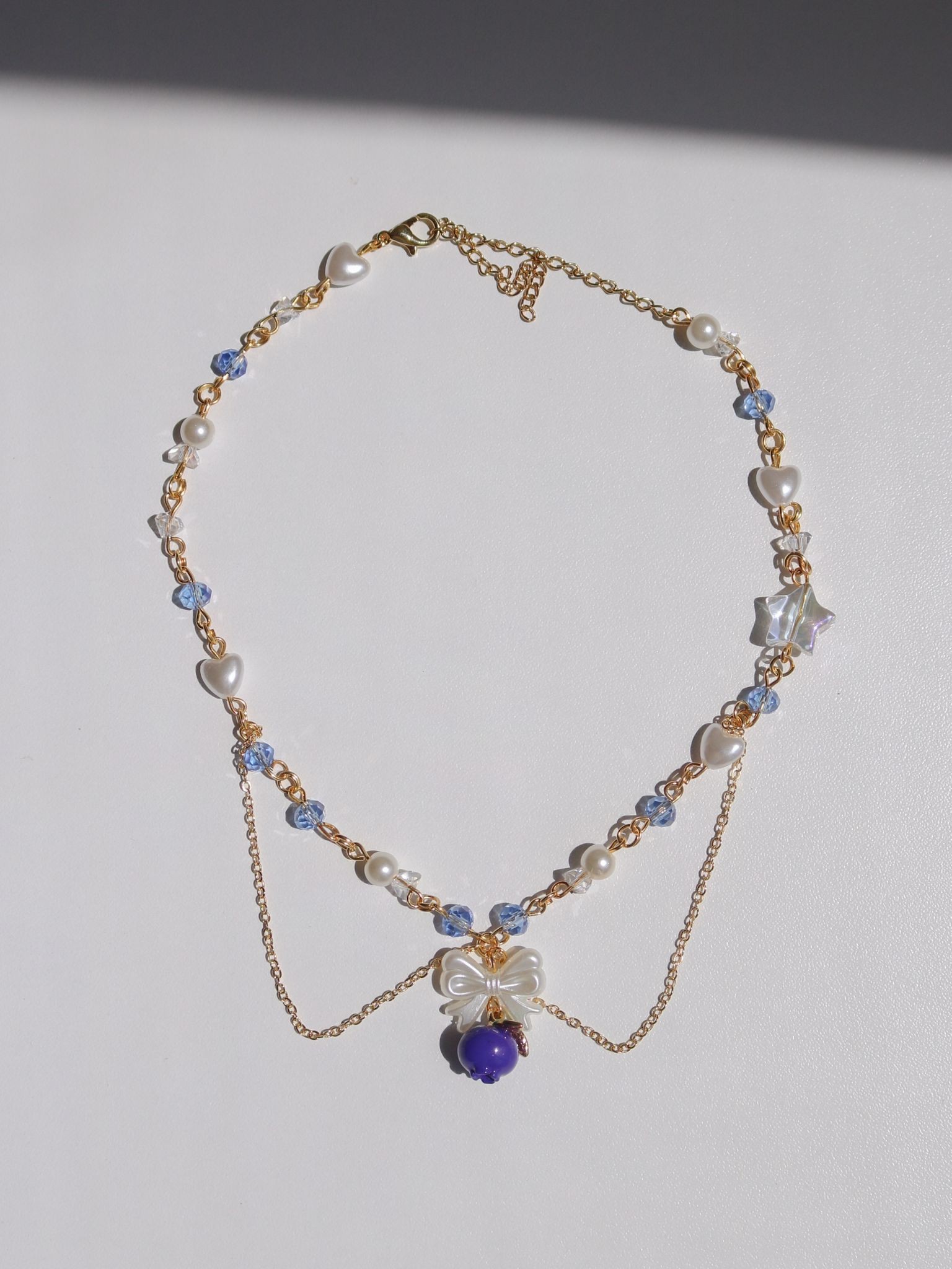 Blueberry Muffin Tasarım Choker Kolye