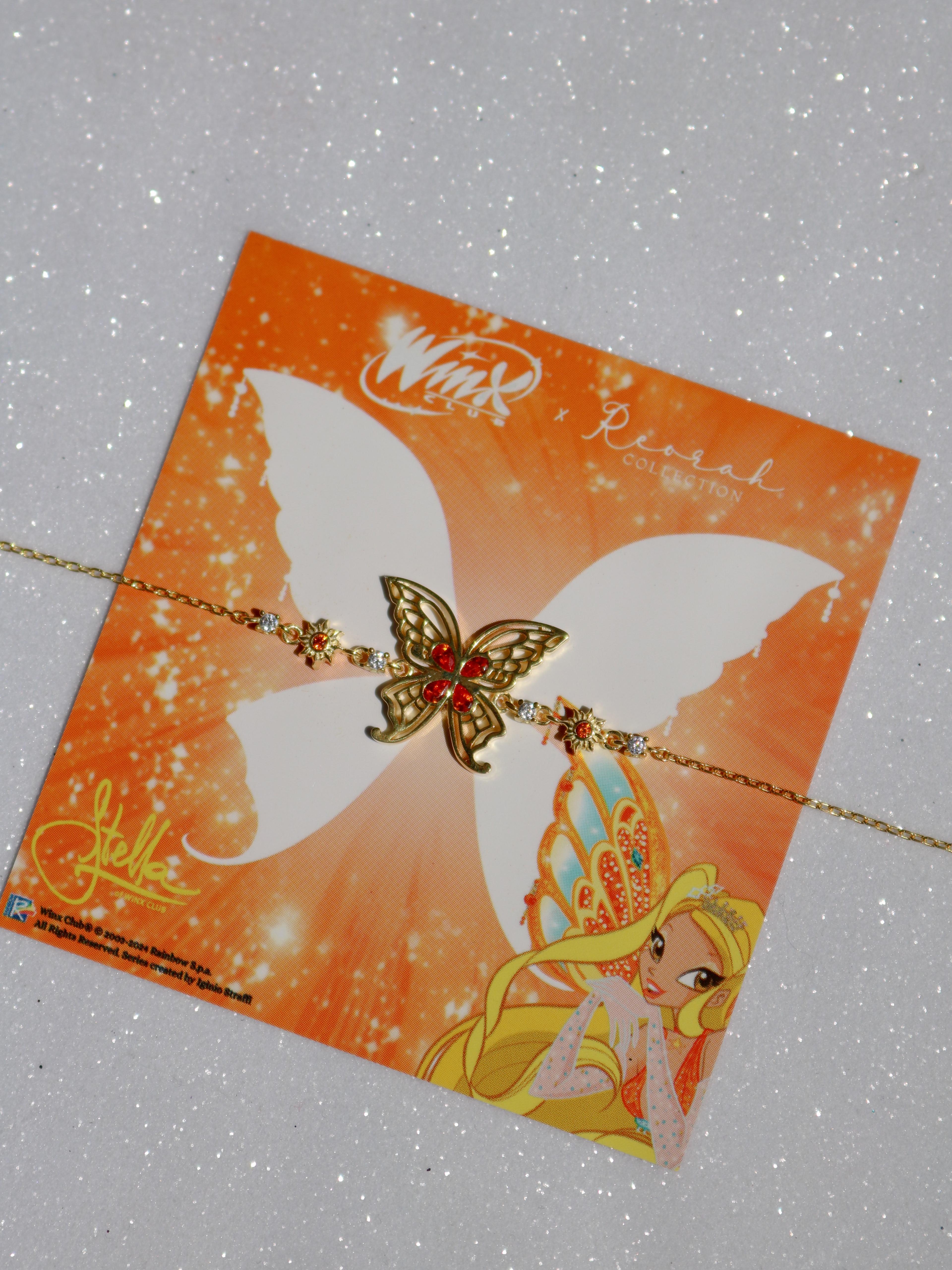 Winx Club® Stella Enchantix Wings 925 Silver Bracelet