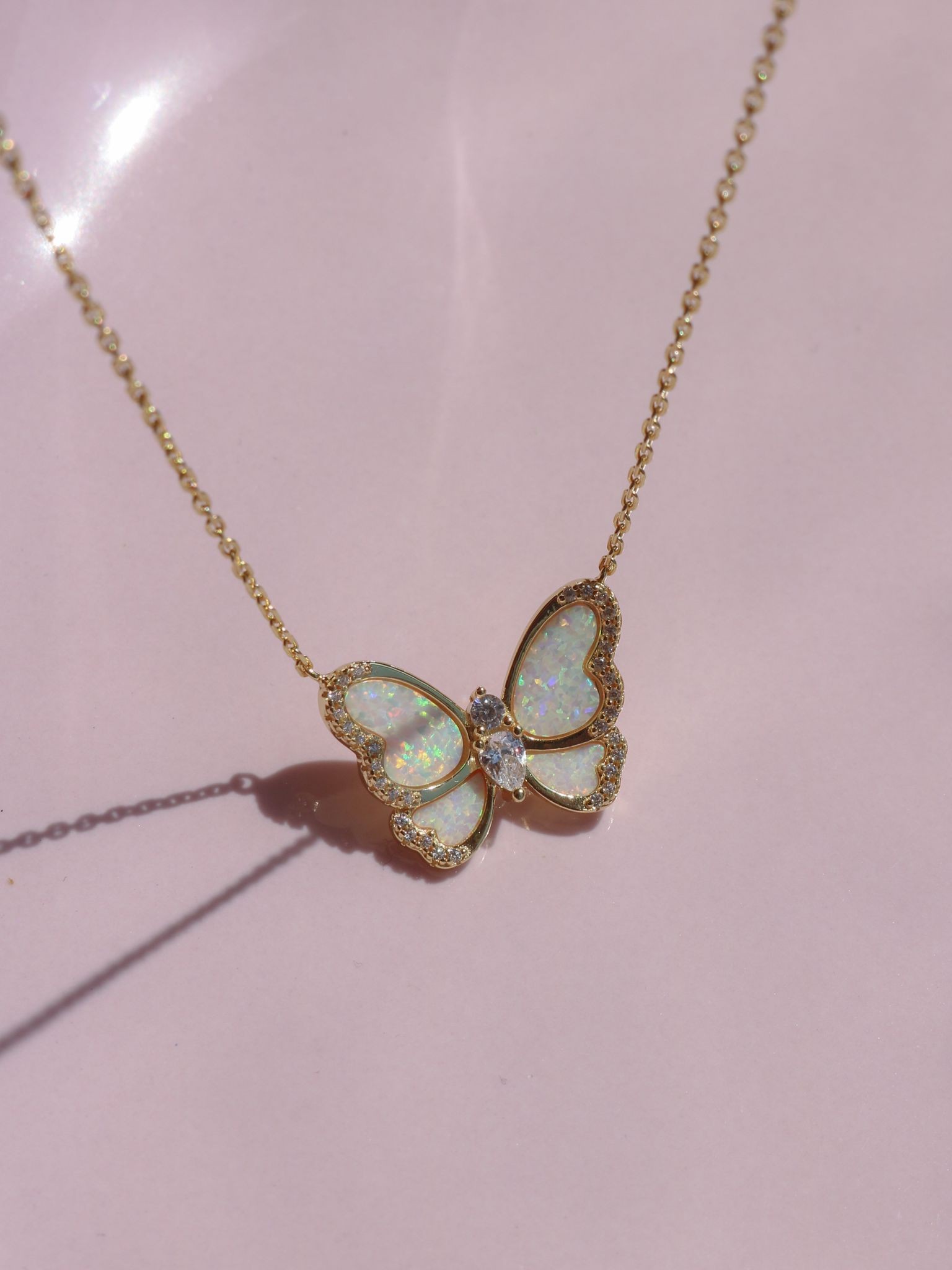 Opal Wings 925 Gümüş Kolye