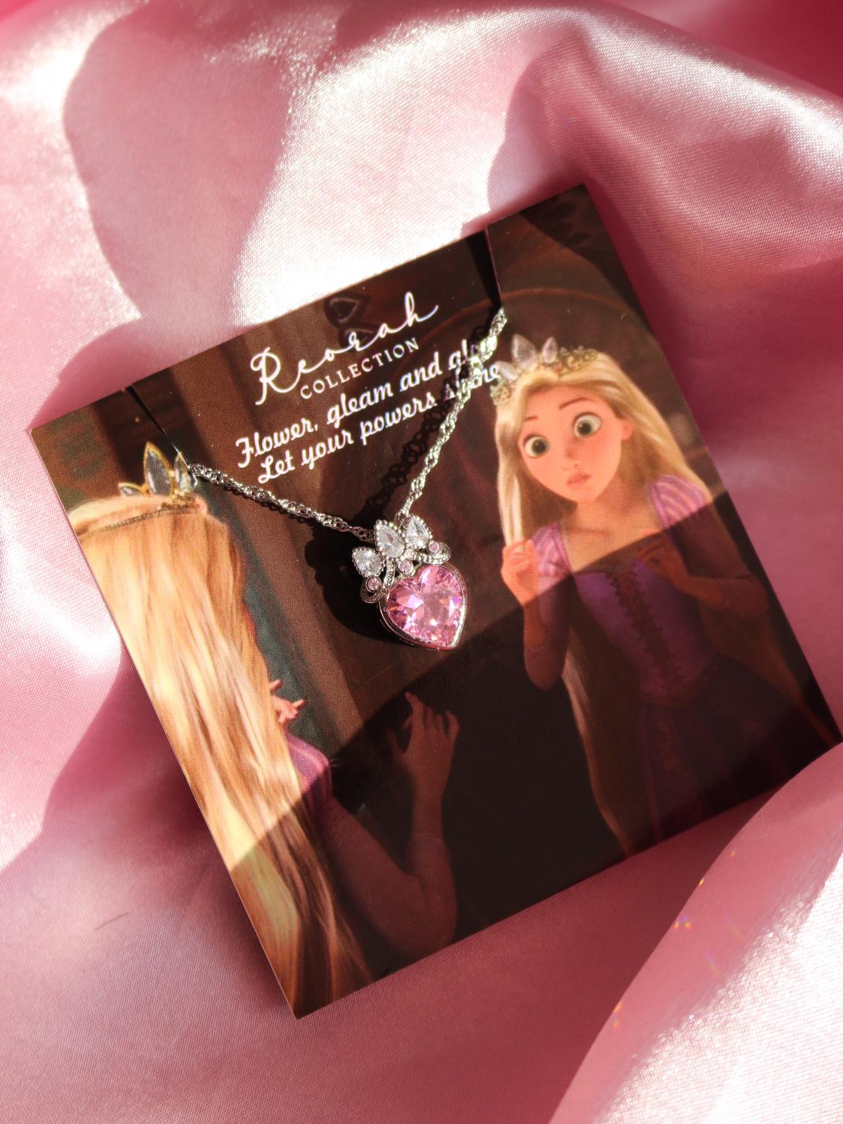 Rapunzel Crown Heart Kolye