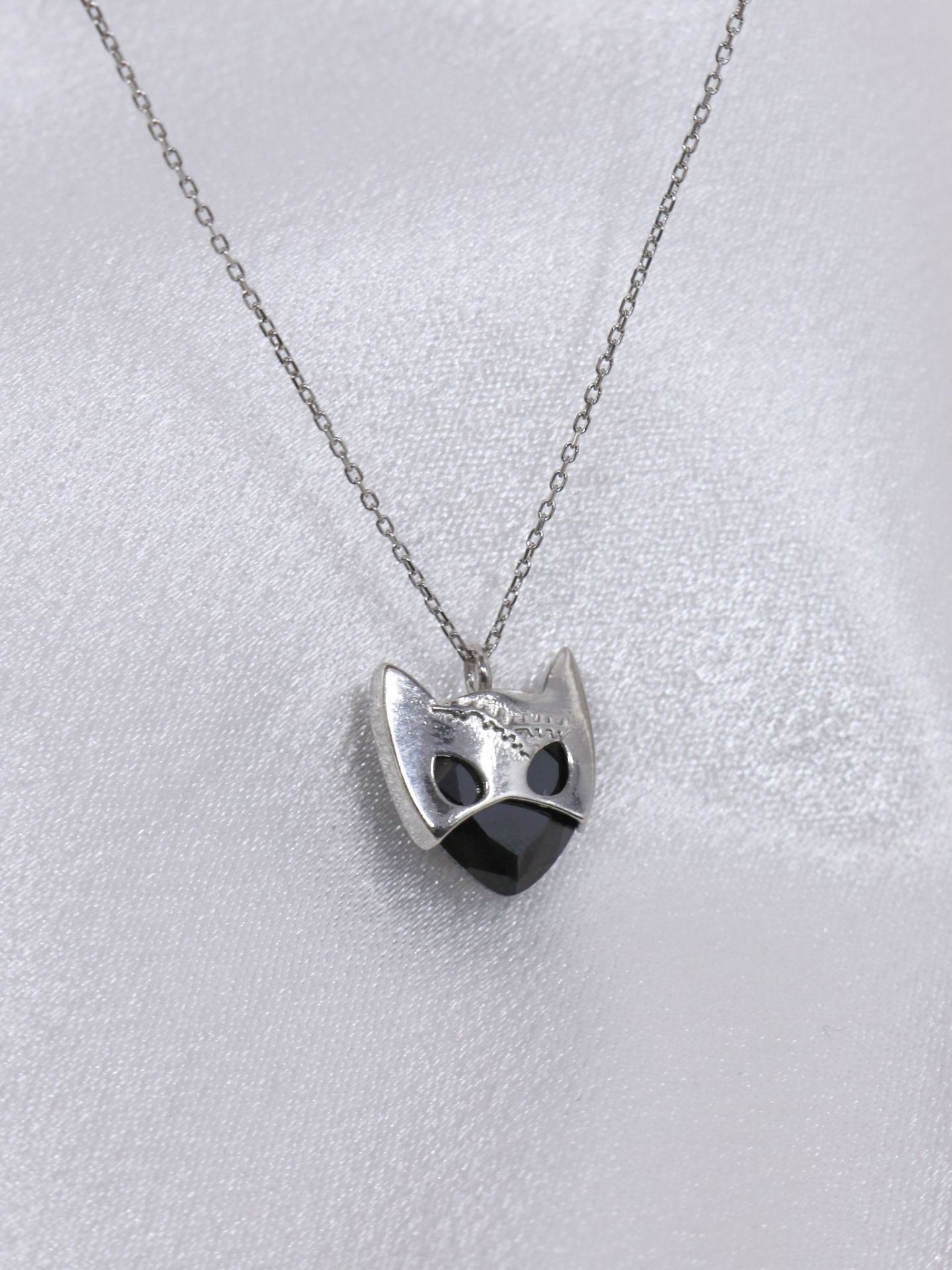 Cat Women 925 Silver Necklace