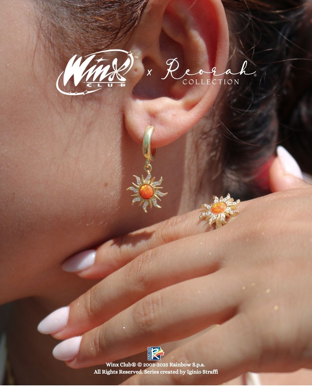 Winx Club® Stella Opal Sun Ring 925 Sterling Silver