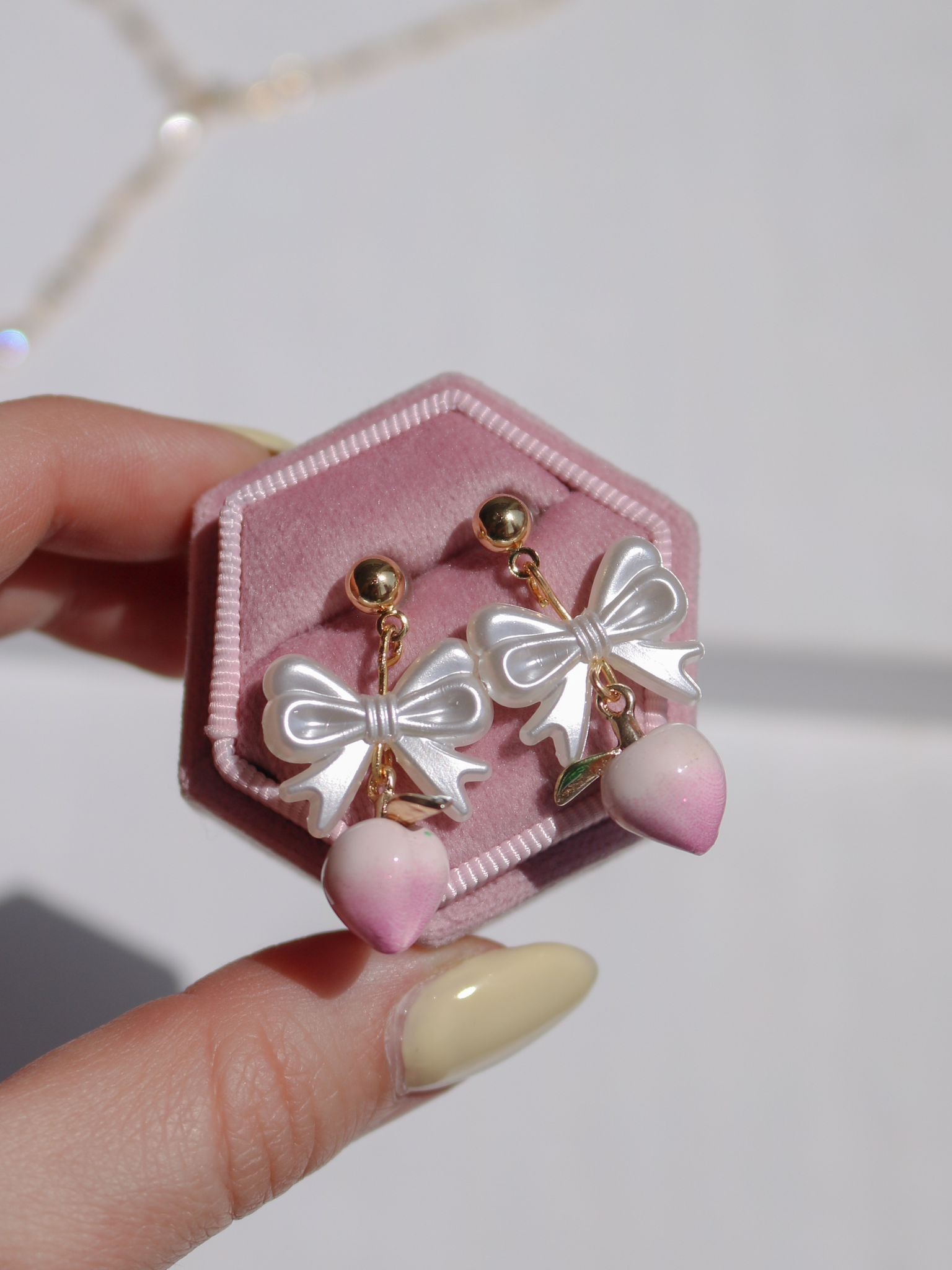 Peach Blush Küpe