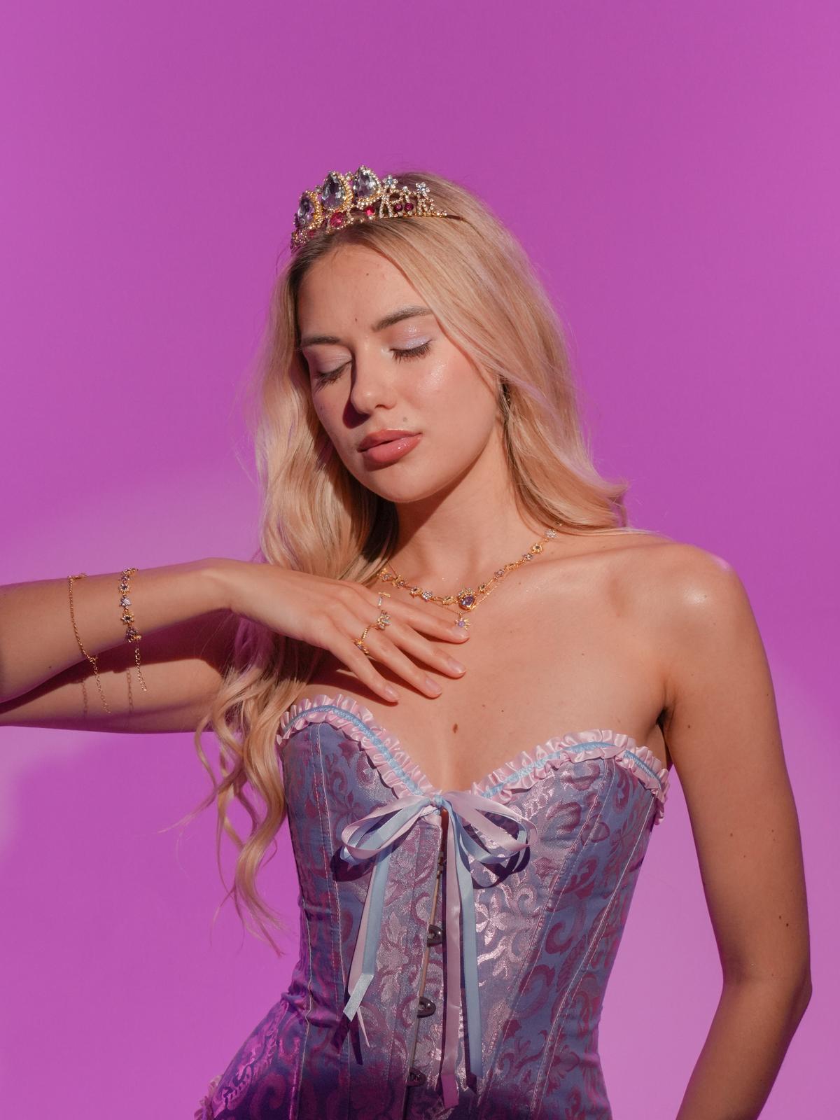 Rapunzel Crown Ring 925 Silver