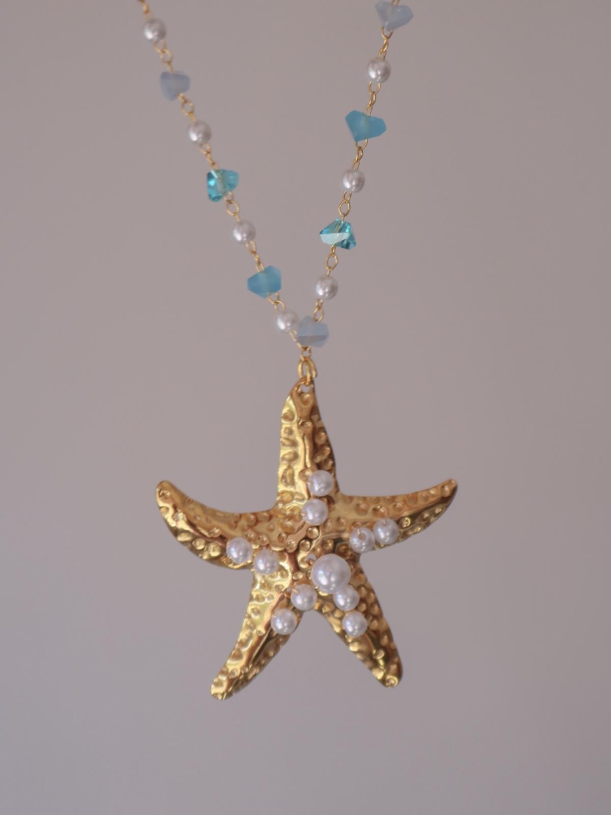 Pearly Starfish Kolye