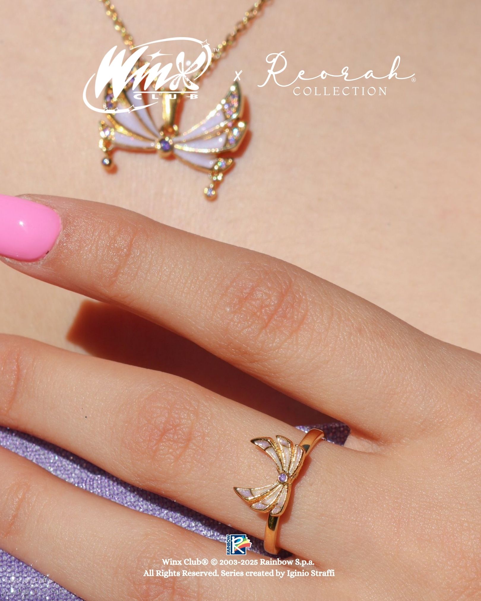 Winx Club® Tecna Enchantix Fairy Wings Necklace