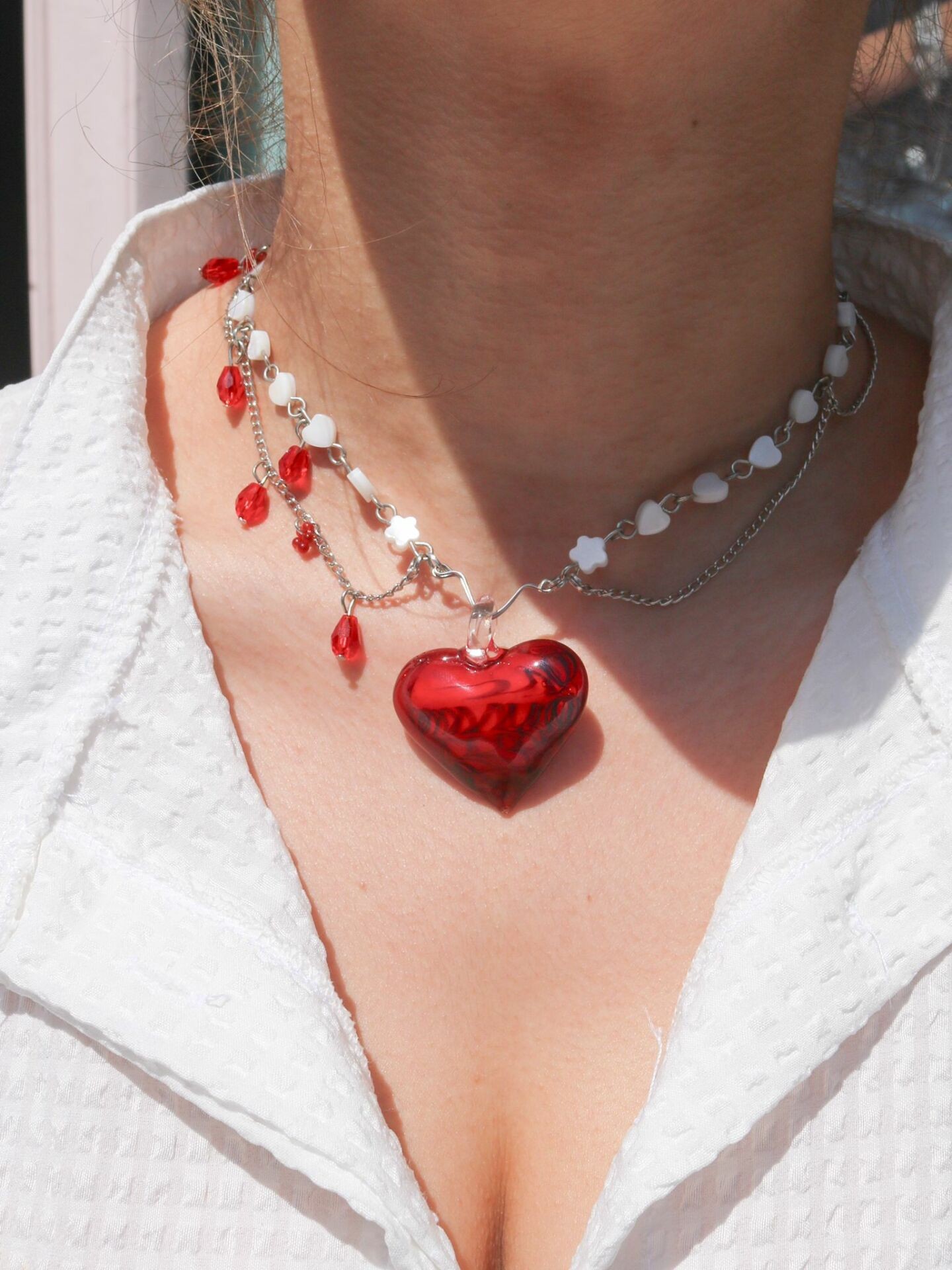 Bloody Heart Tasarım Kolye