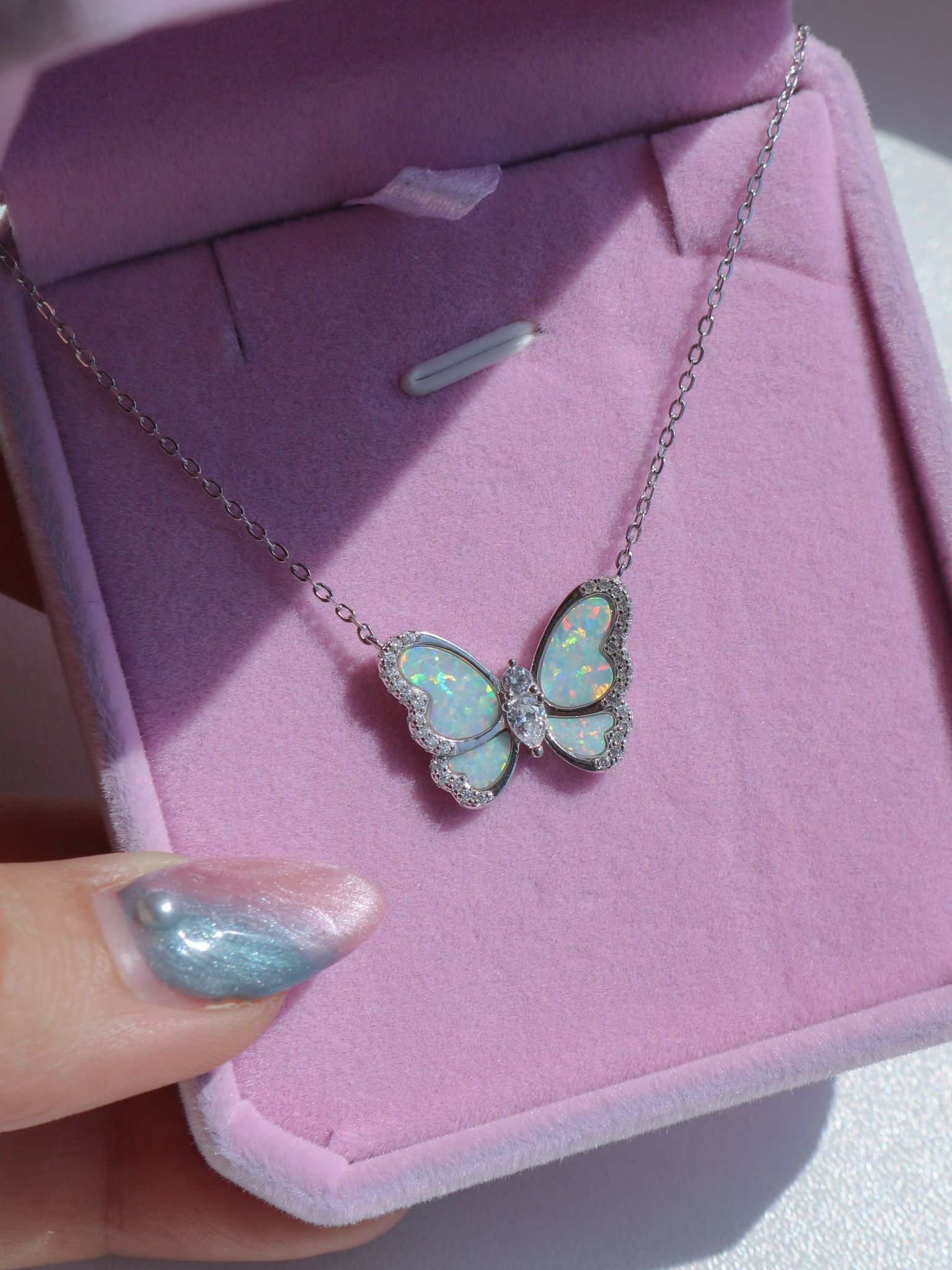 Opal Wings 925 Gümüş Kolye