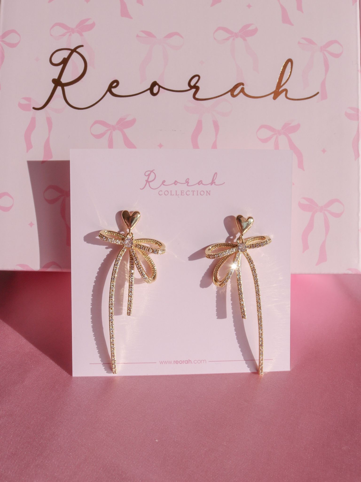 Ribbon of Sparkle Earrings