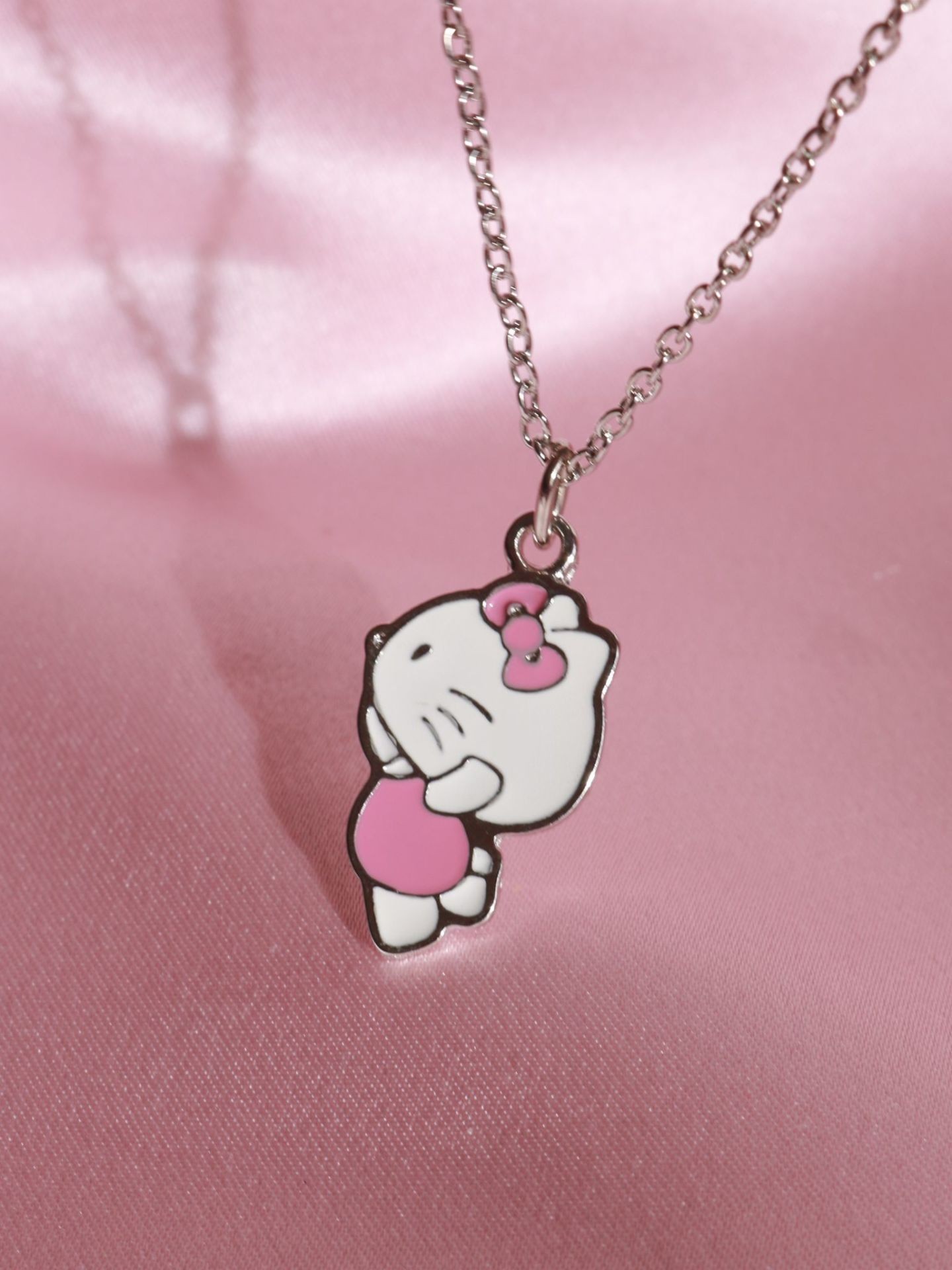 Spiderman Hello Kitty Couple Necklace