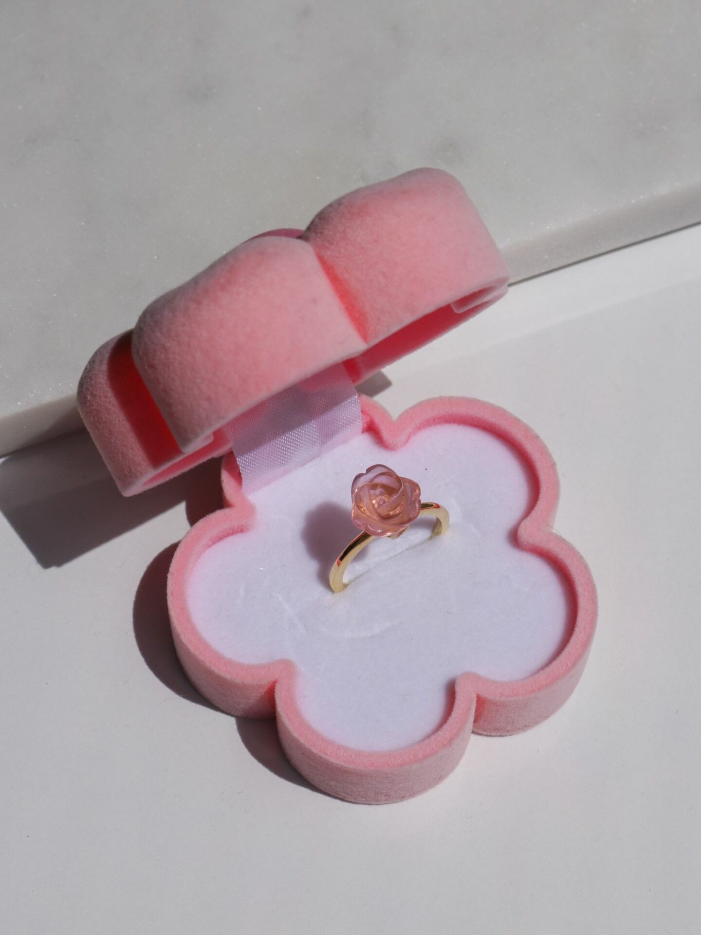 Soft Rose 925 Silver Ring