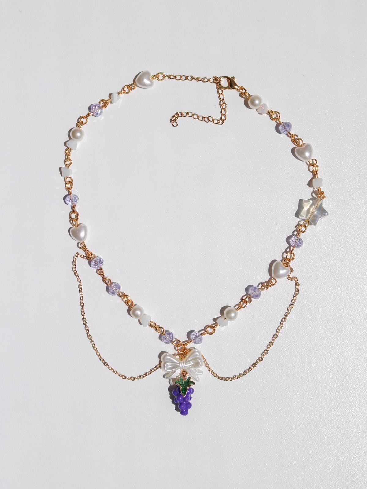 Sweet Grapes Tasarım Choker Kolye