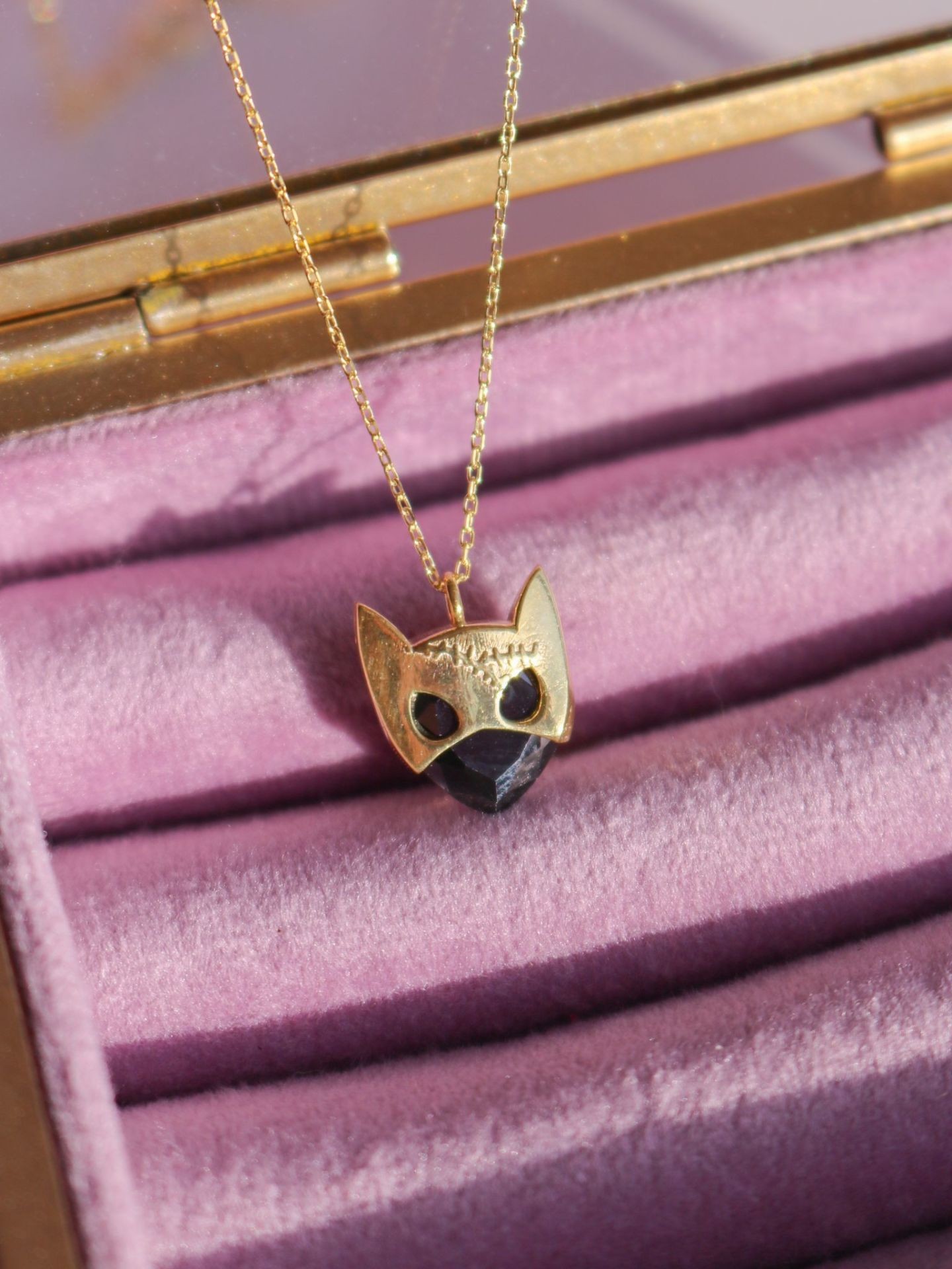 Cat Women 925 Silver Necklace