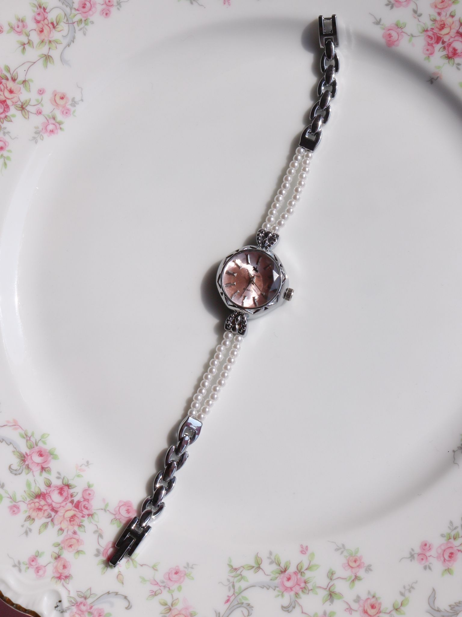 Blush Pearls Watch