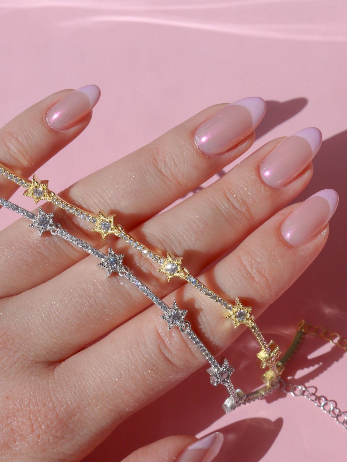 Mini Star Shower Bracelet 925 Sterling Silver