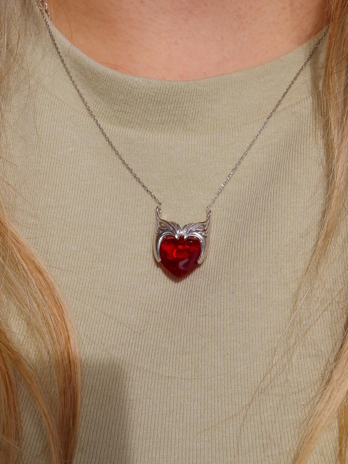 Wanda Scarlet Witch 925 silver Necklace