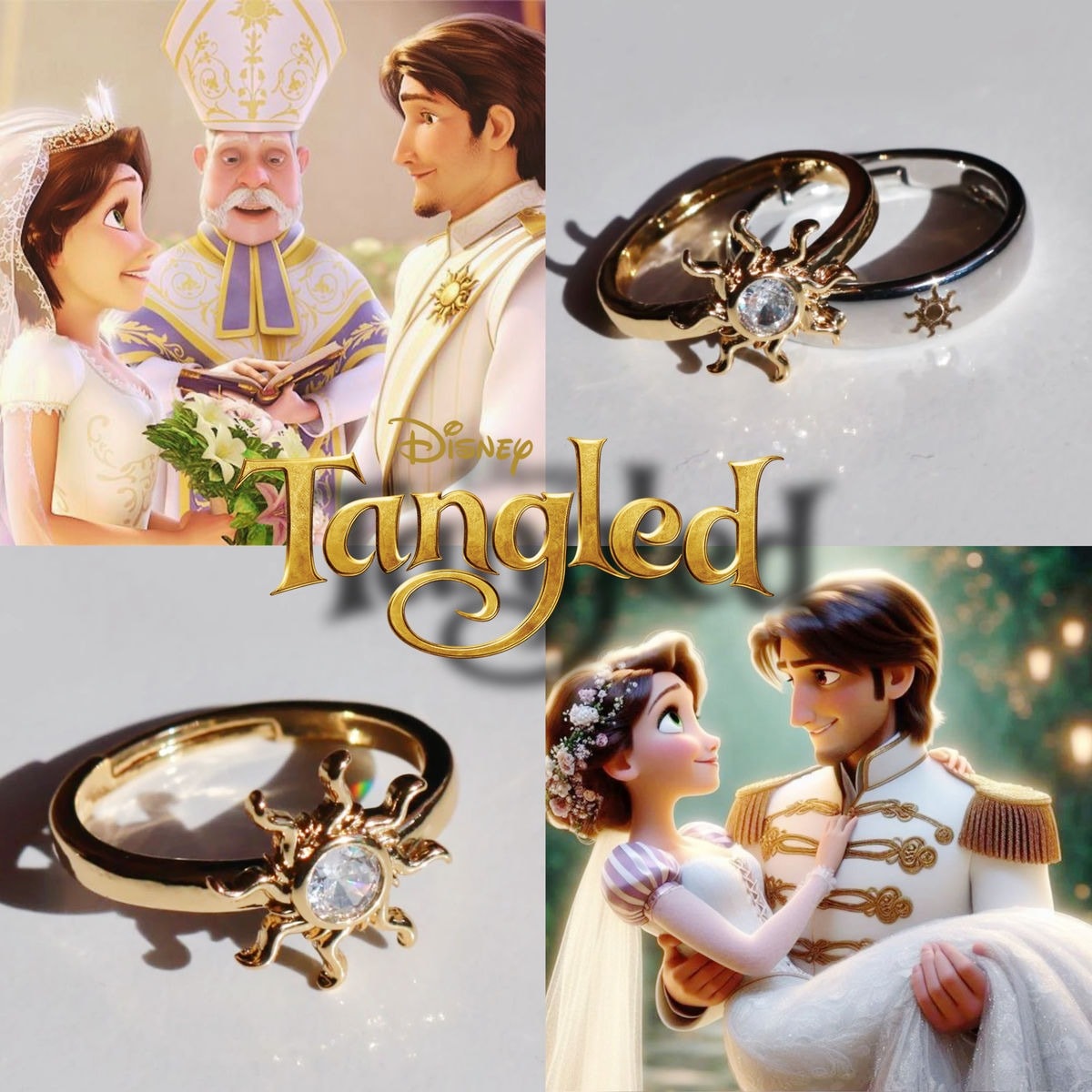Rapunzel Couple Rings