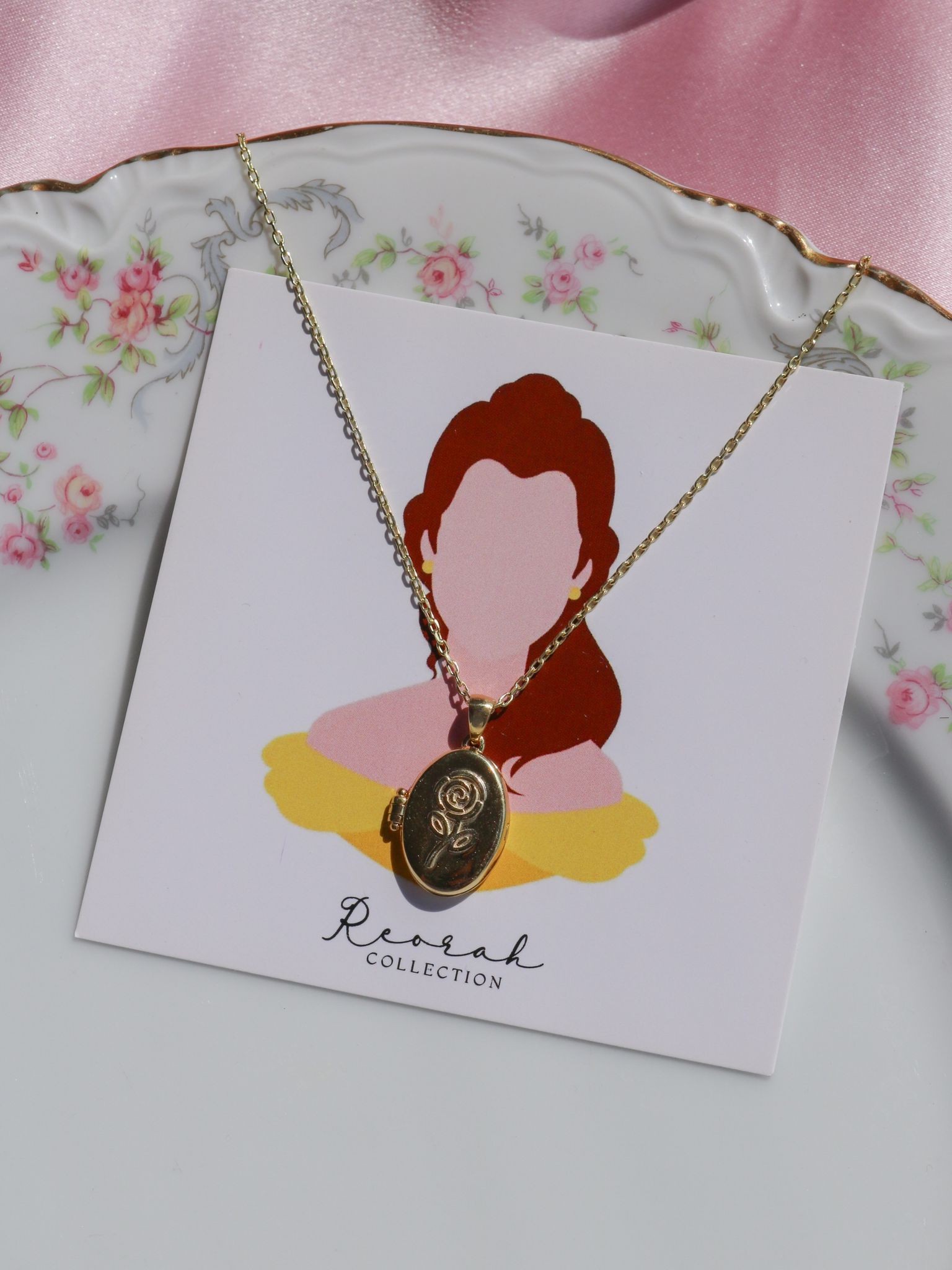 Belle Rose 925 Gümüş Locket Kolye