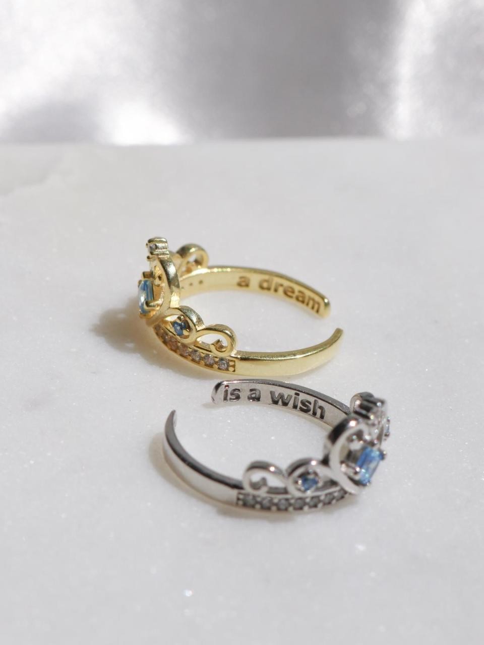 Cinderella 925 Silver Crown Ring
