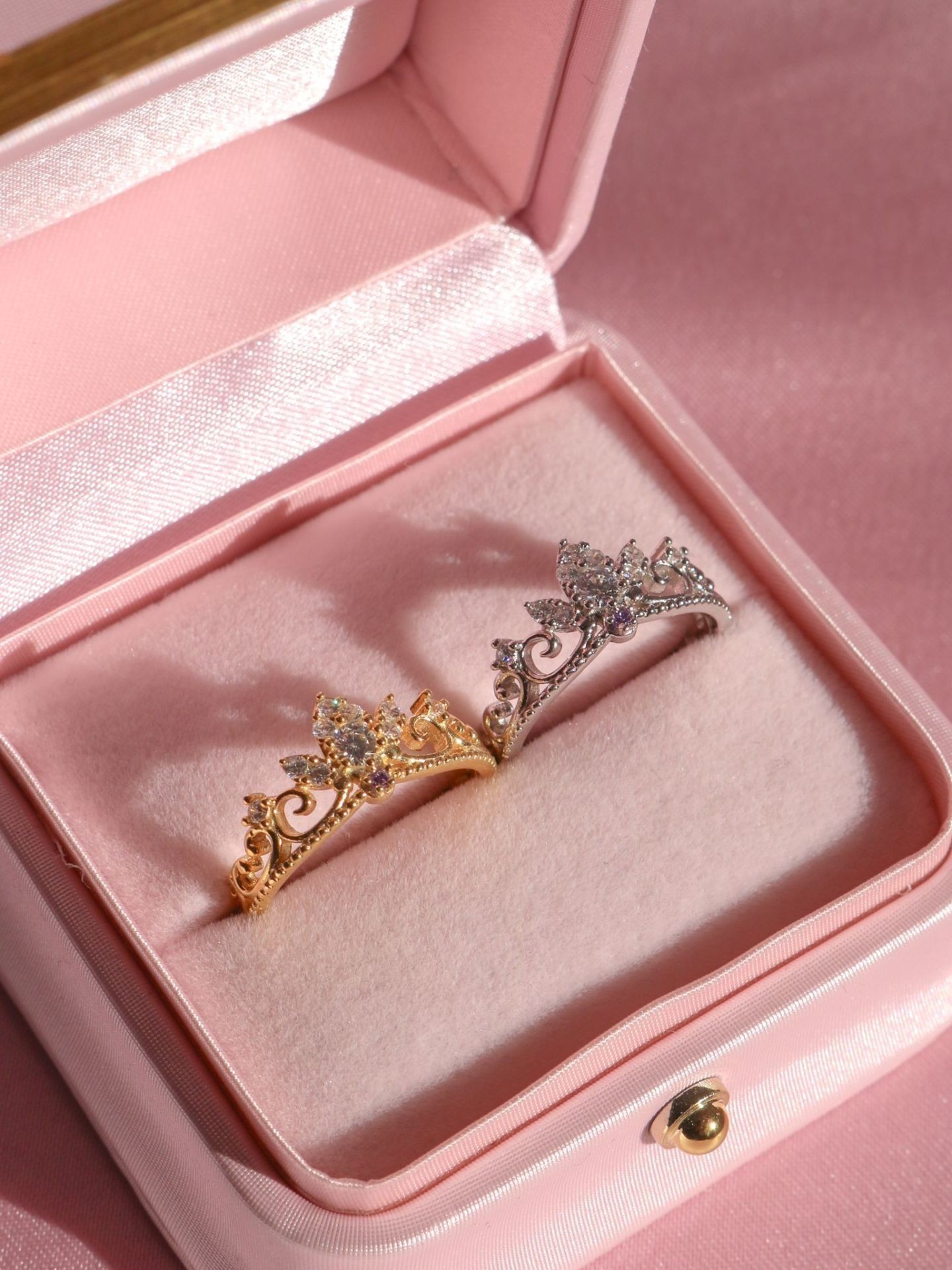 Rapunzel Royal Crown Ring 925 Silver