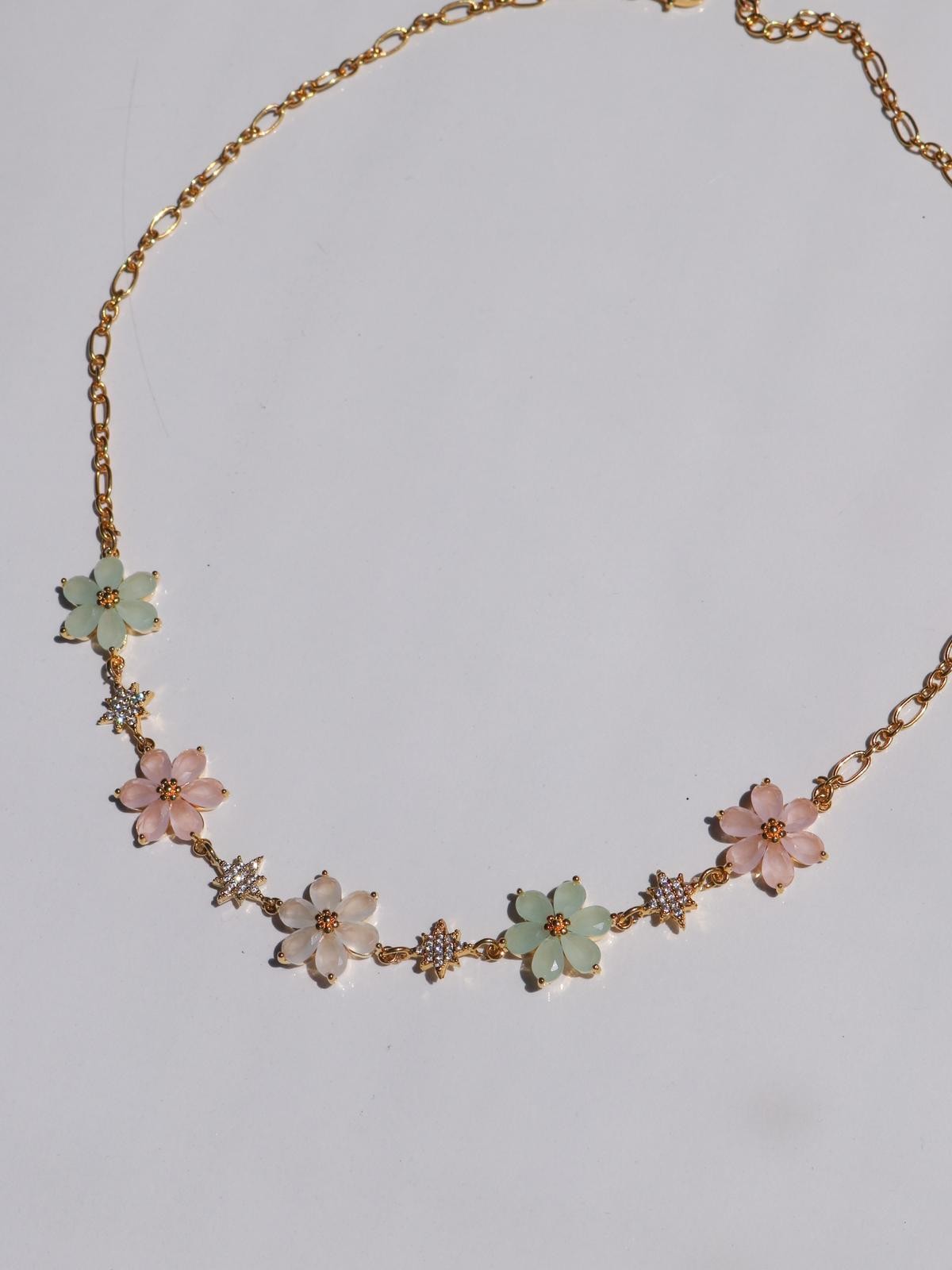 Spring Bouquet Choker Necklace