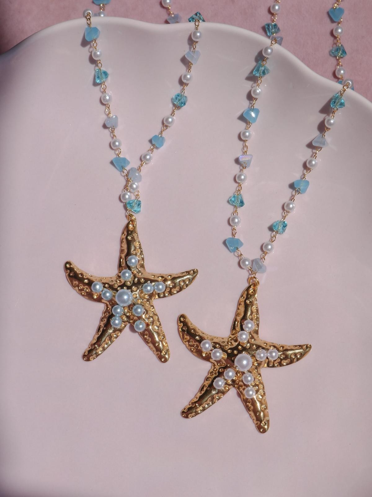 Pearly Starfish Kolye