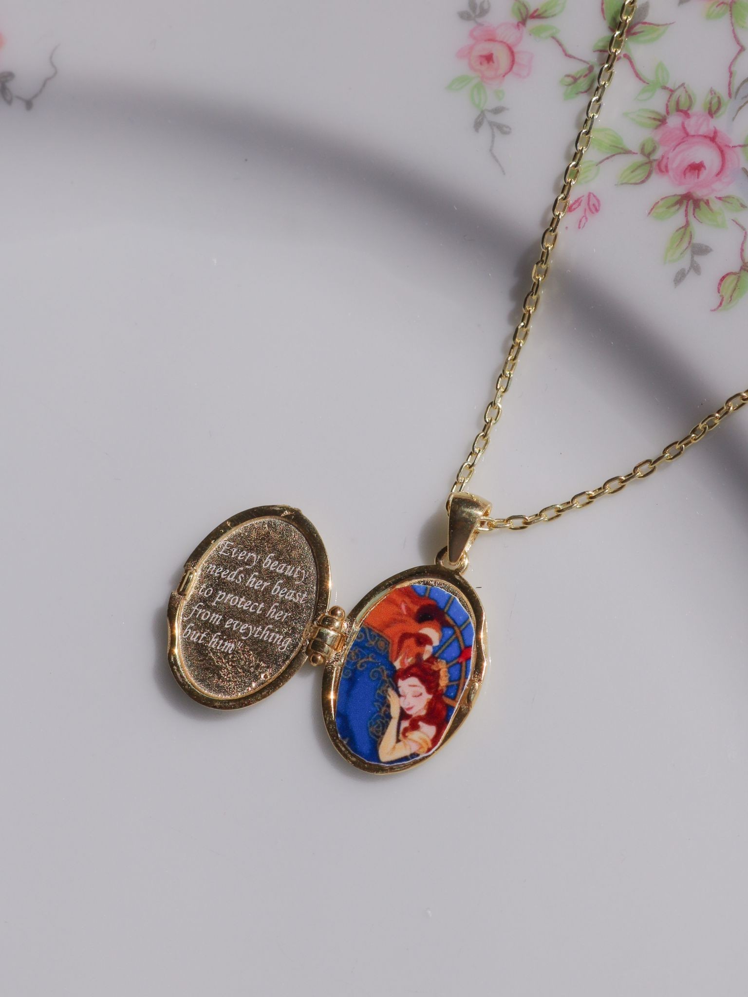 Belle Rose 925 Gümüş Locket Kolye