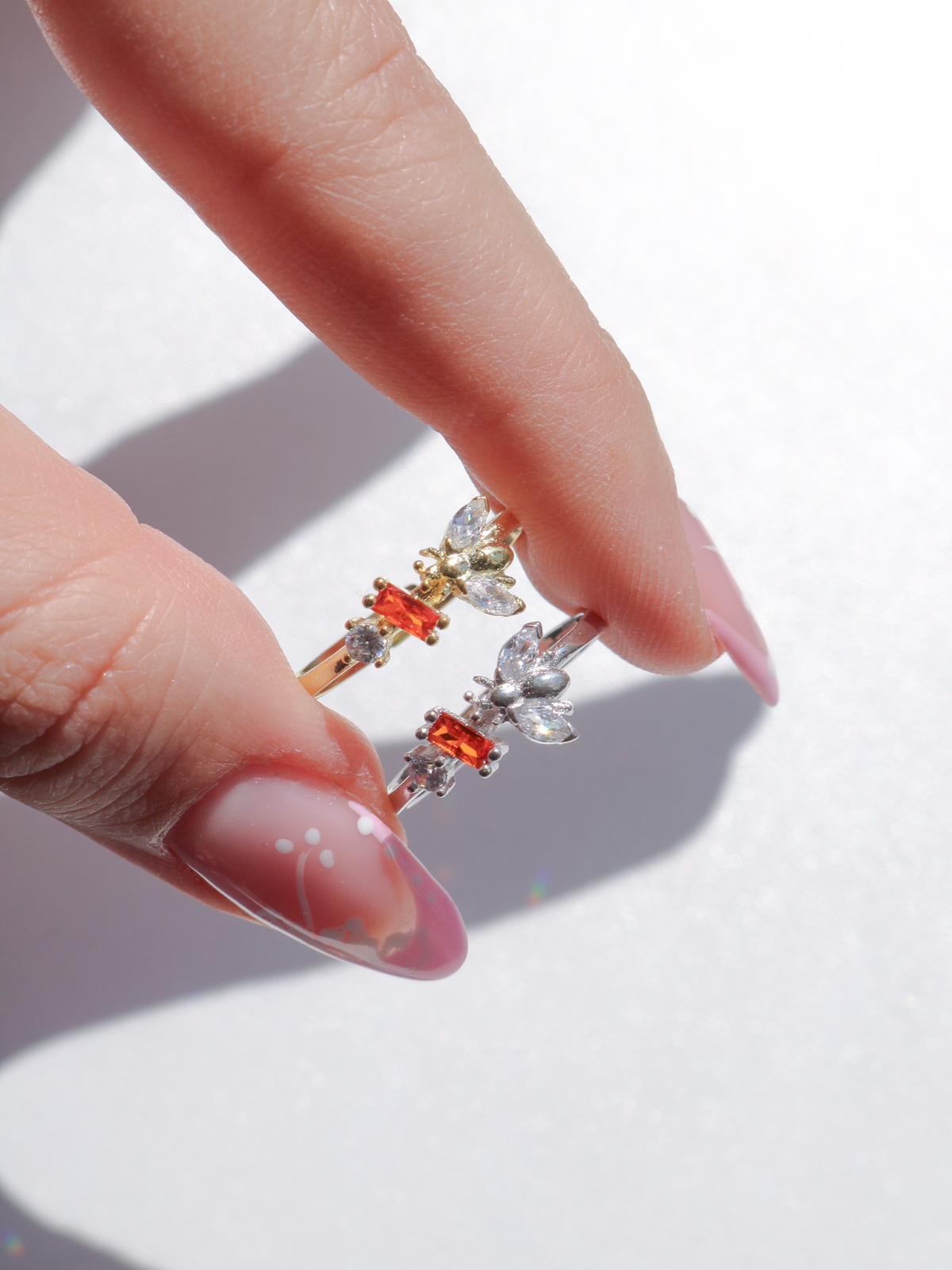 Orange Bee 925 Gümüş Yüzük