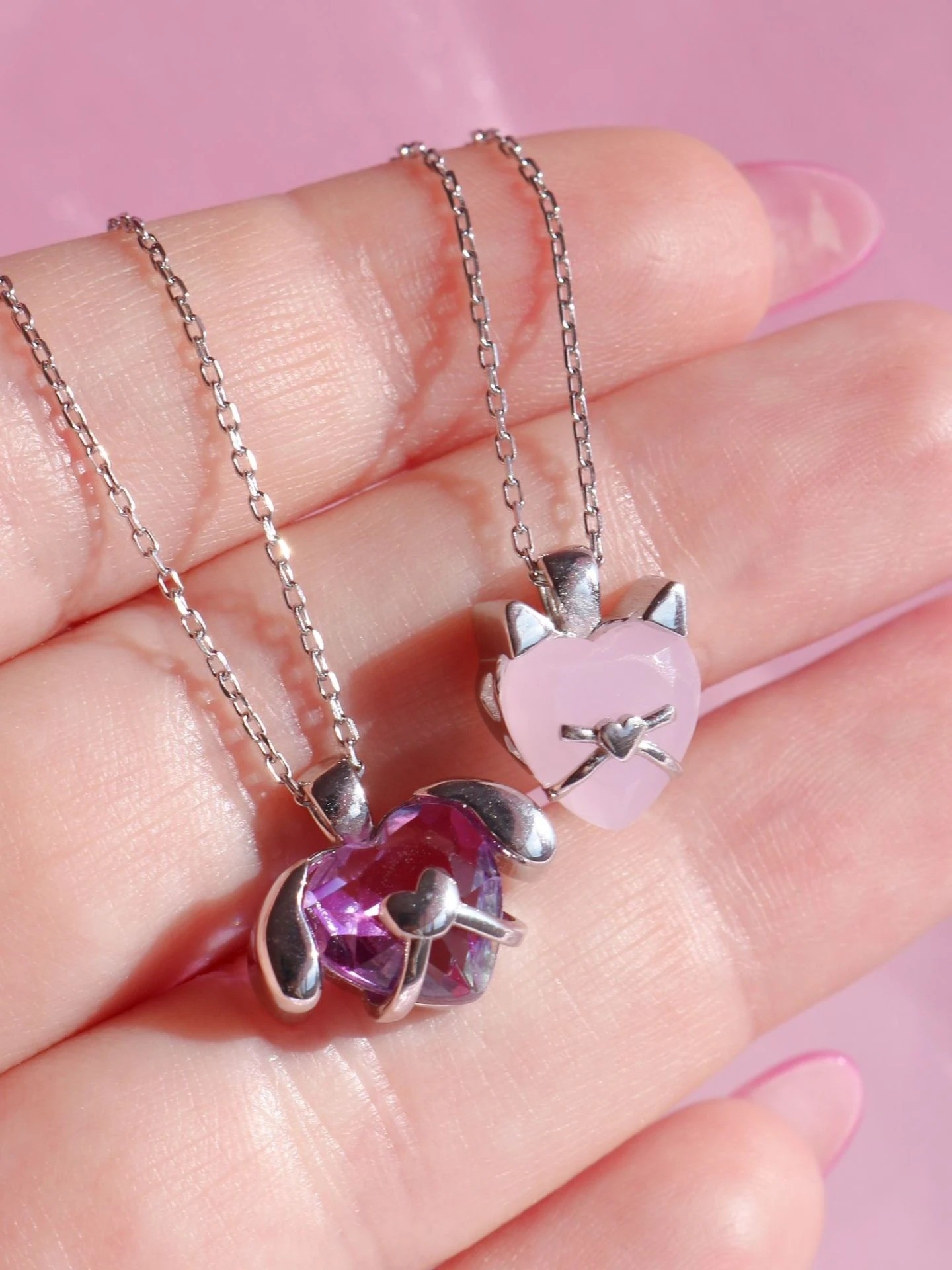 Cat ve Dog Lover 925 Gümüş Set