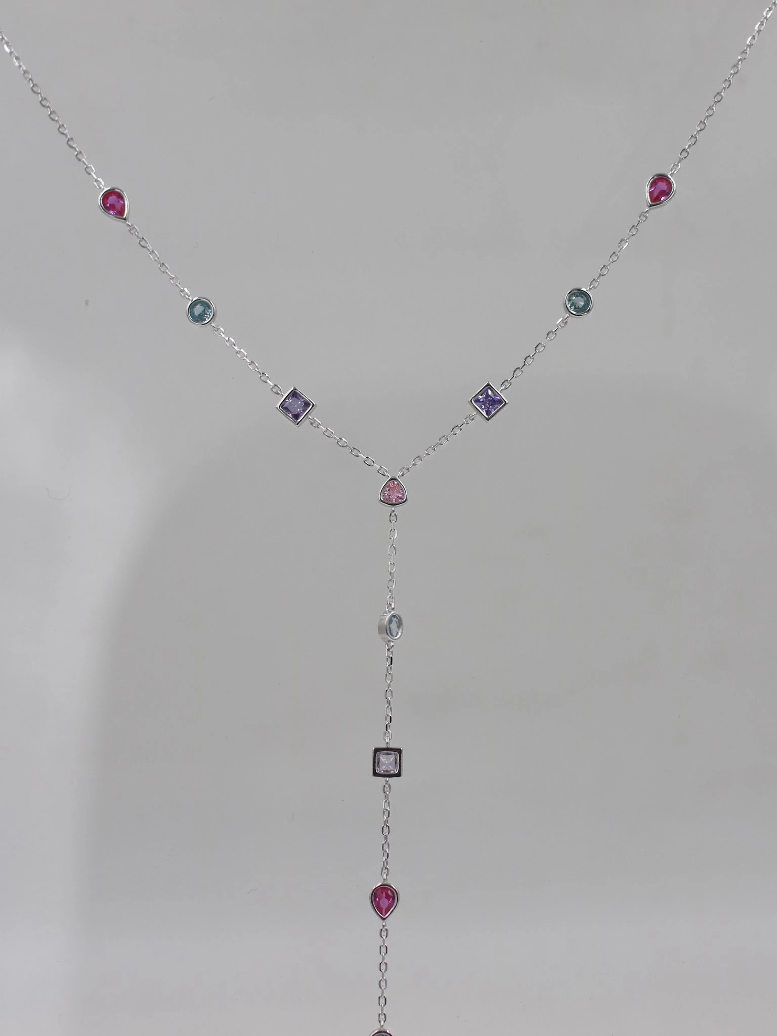 VivamGem 925 Gümüş Y Kolye