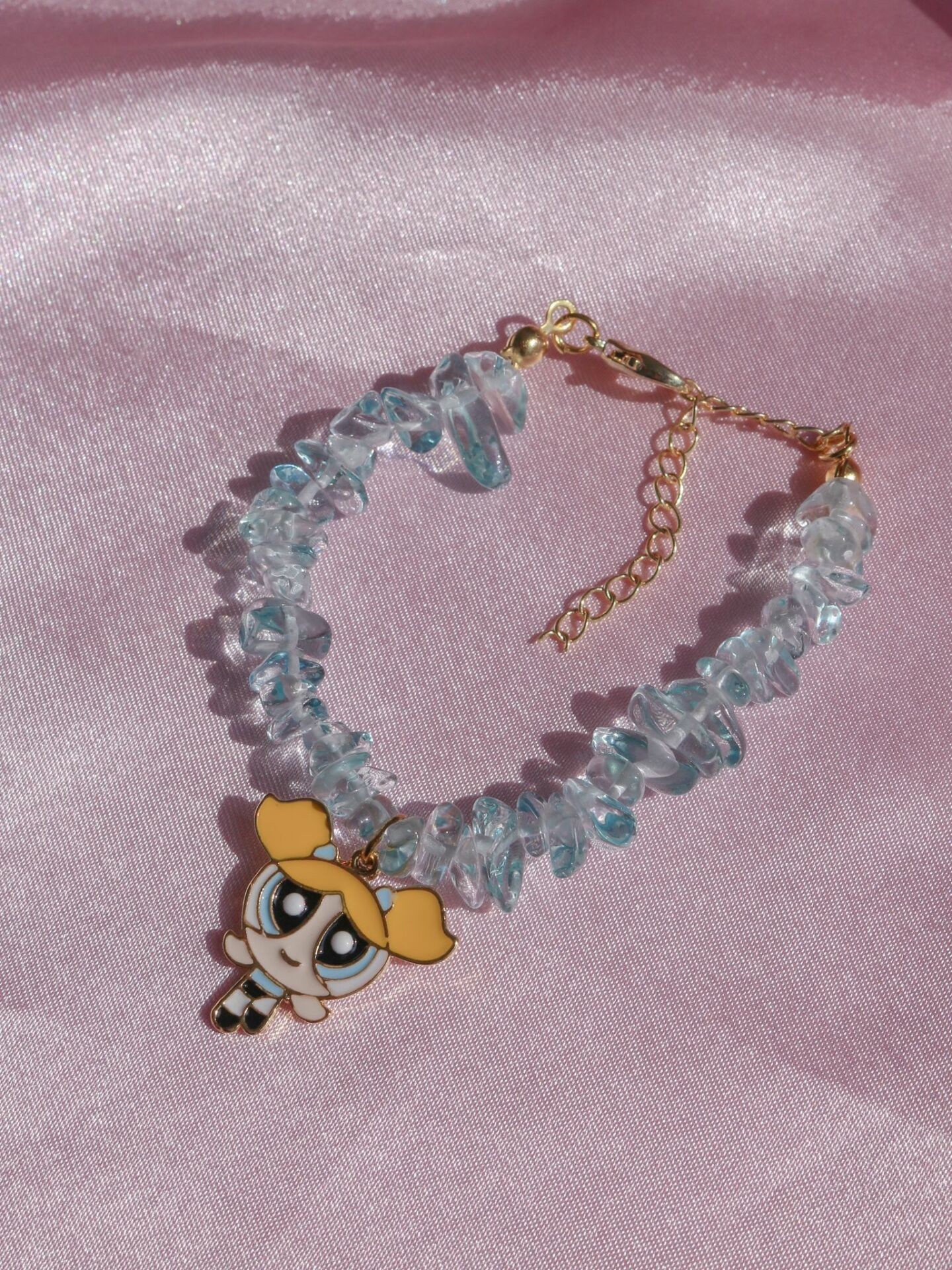 Powerpuff Girls Stone Necklace