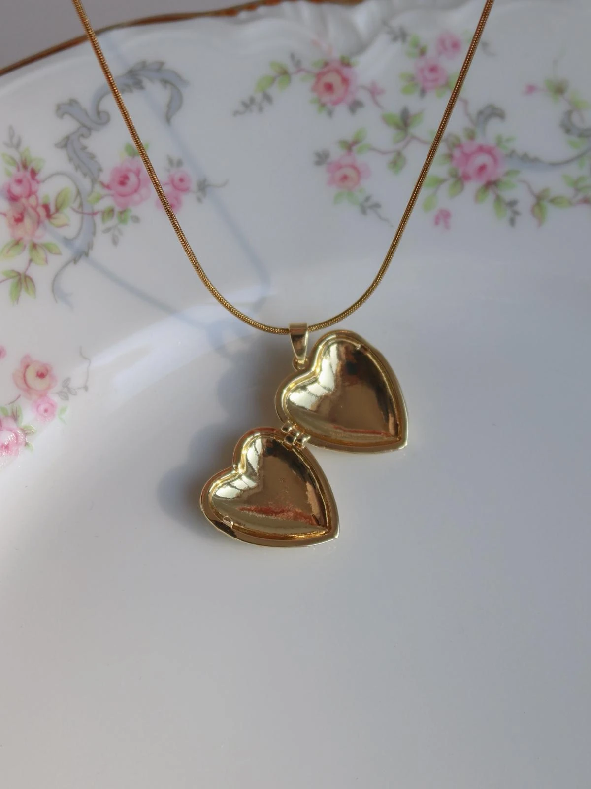 Novelle Bow Heart Kişiye Özel Fotoğraflı Kolye