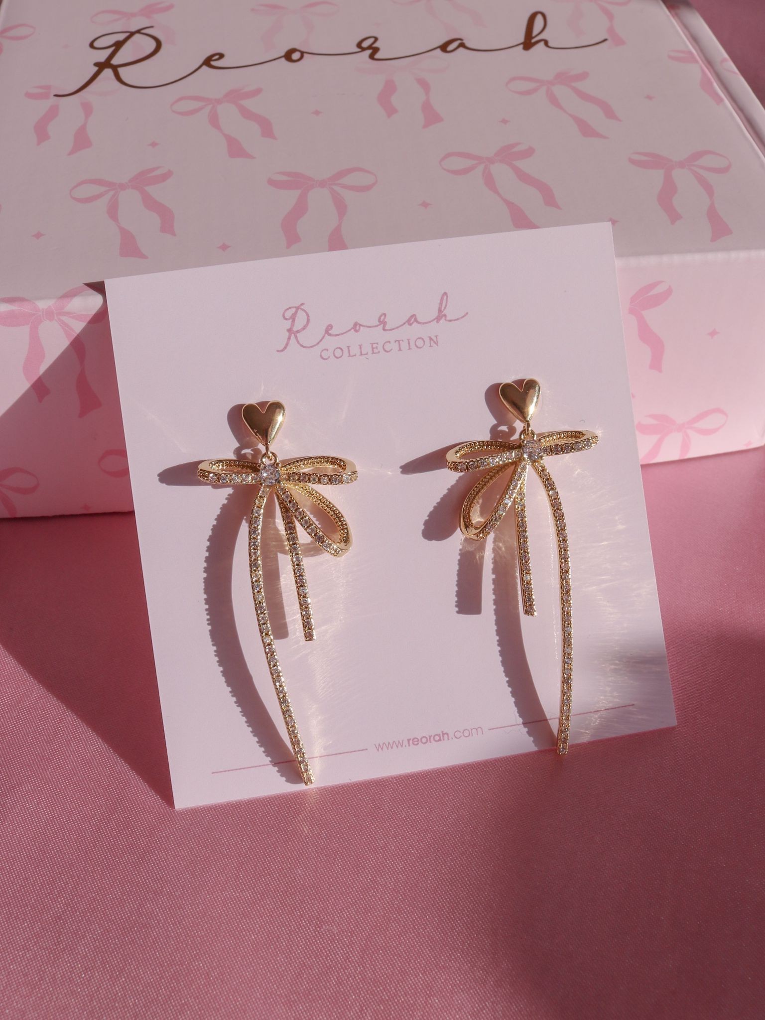 Ribbon of Sparkle Earrings