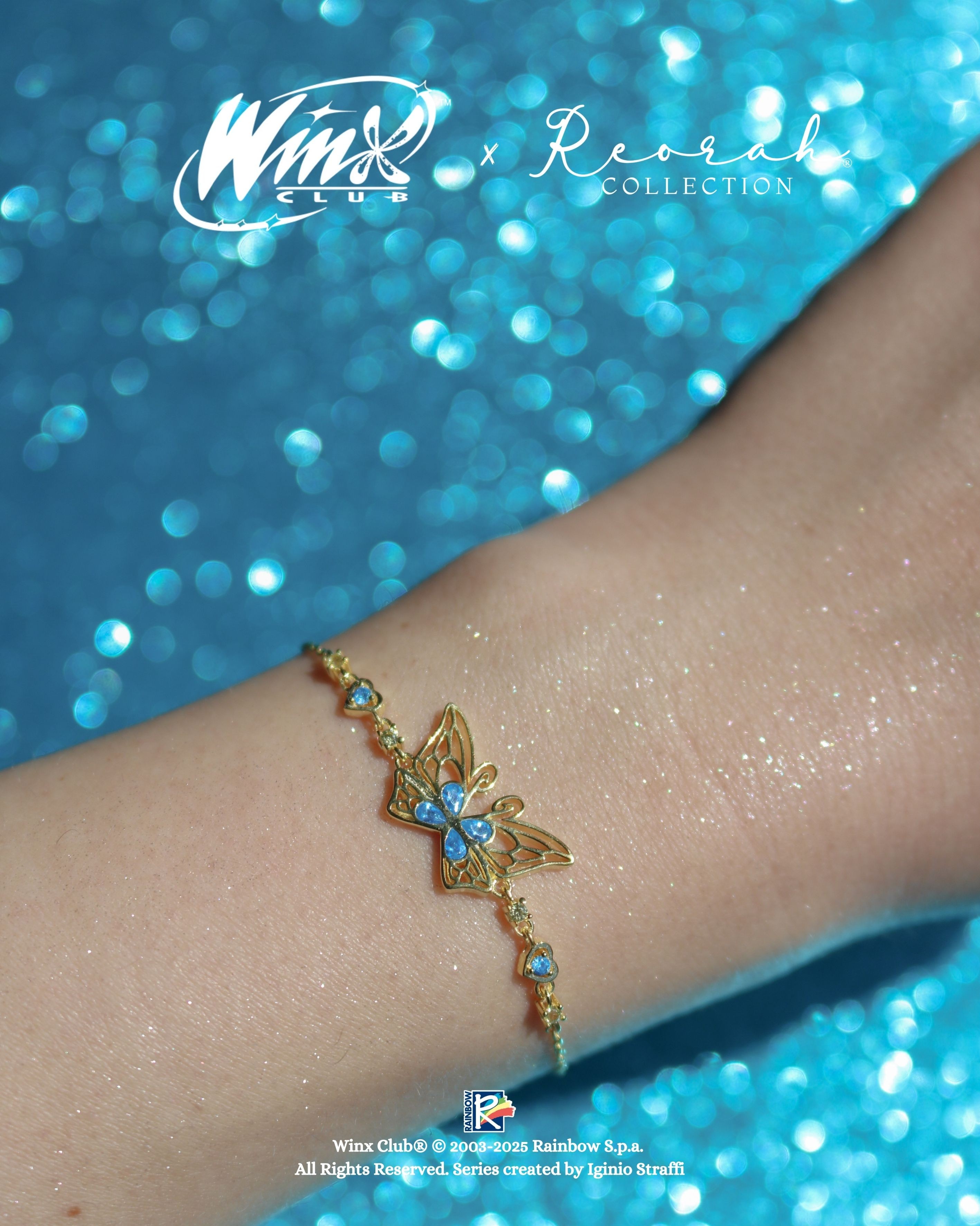 Winx Club® Bloom Enchantix Wings 925 Silver Bracelet