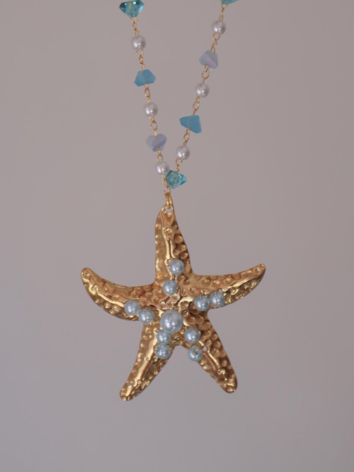 Pearly Starfish Kolye