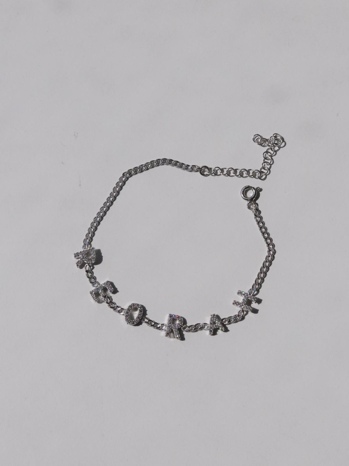 Personalized Name Bracelet 925 Silver