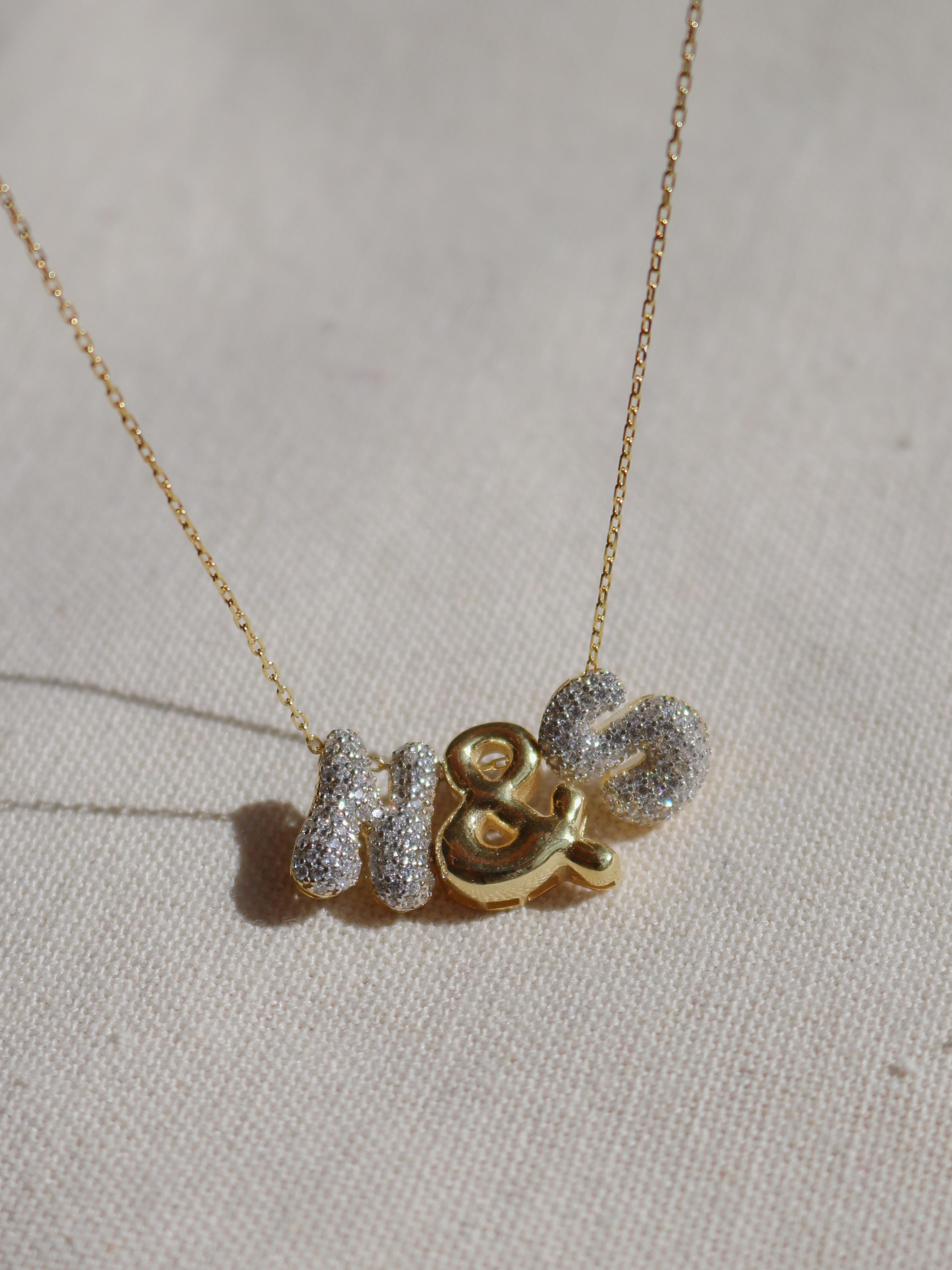 You & Me Kişiye Özel 925 Gümüş Kolye