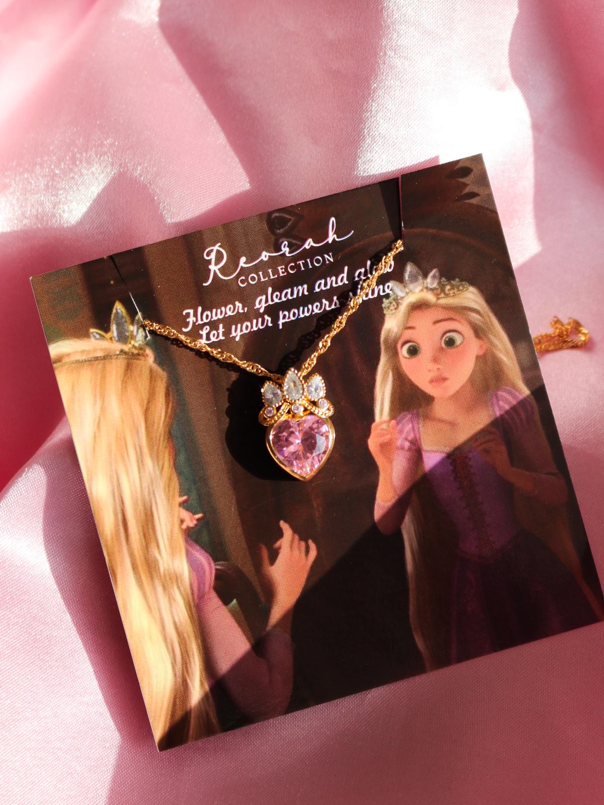 Rapunzel Crown Heart Kolye
